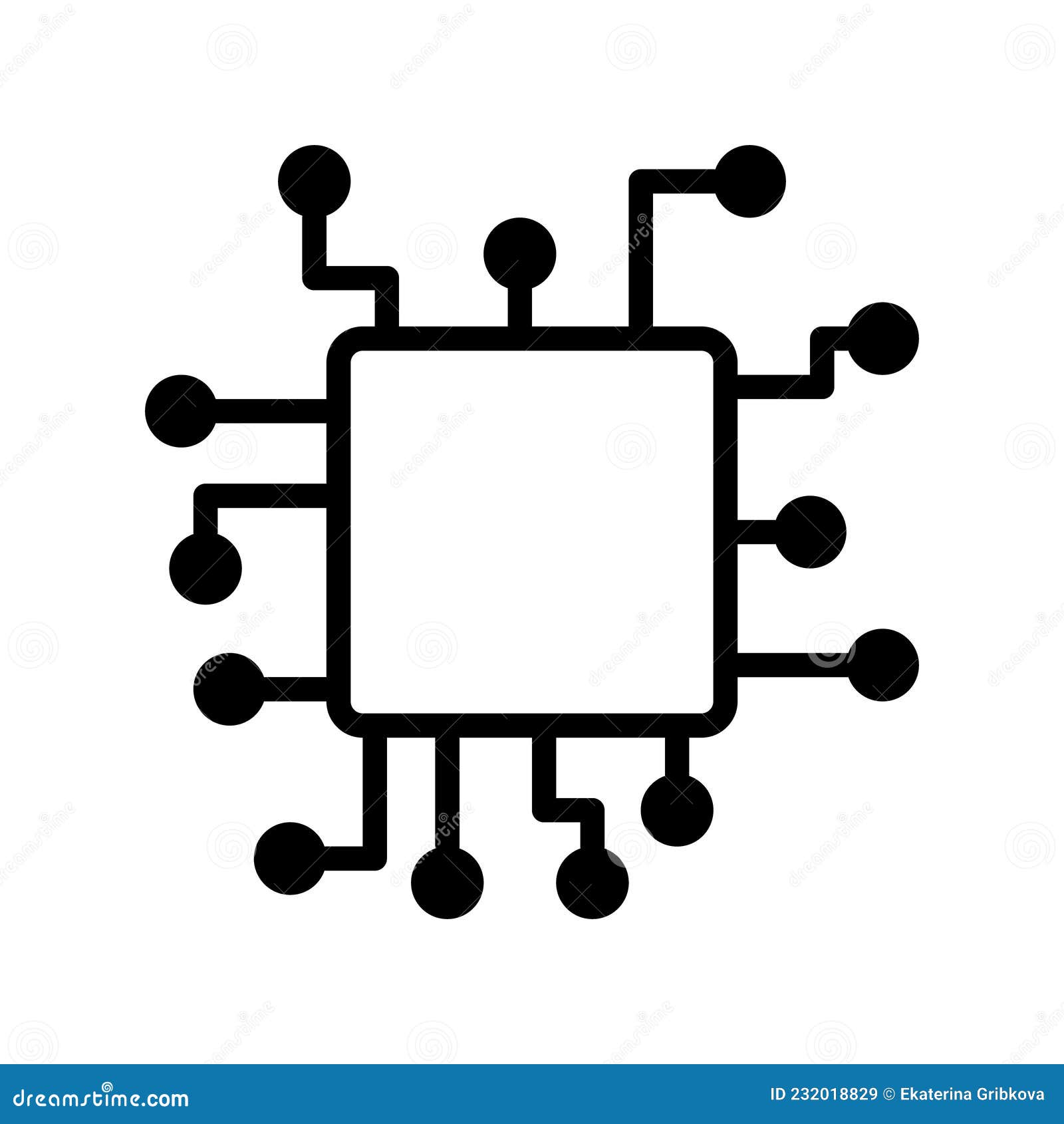 scanner de codes-barres portable à icône de couleur plate avec