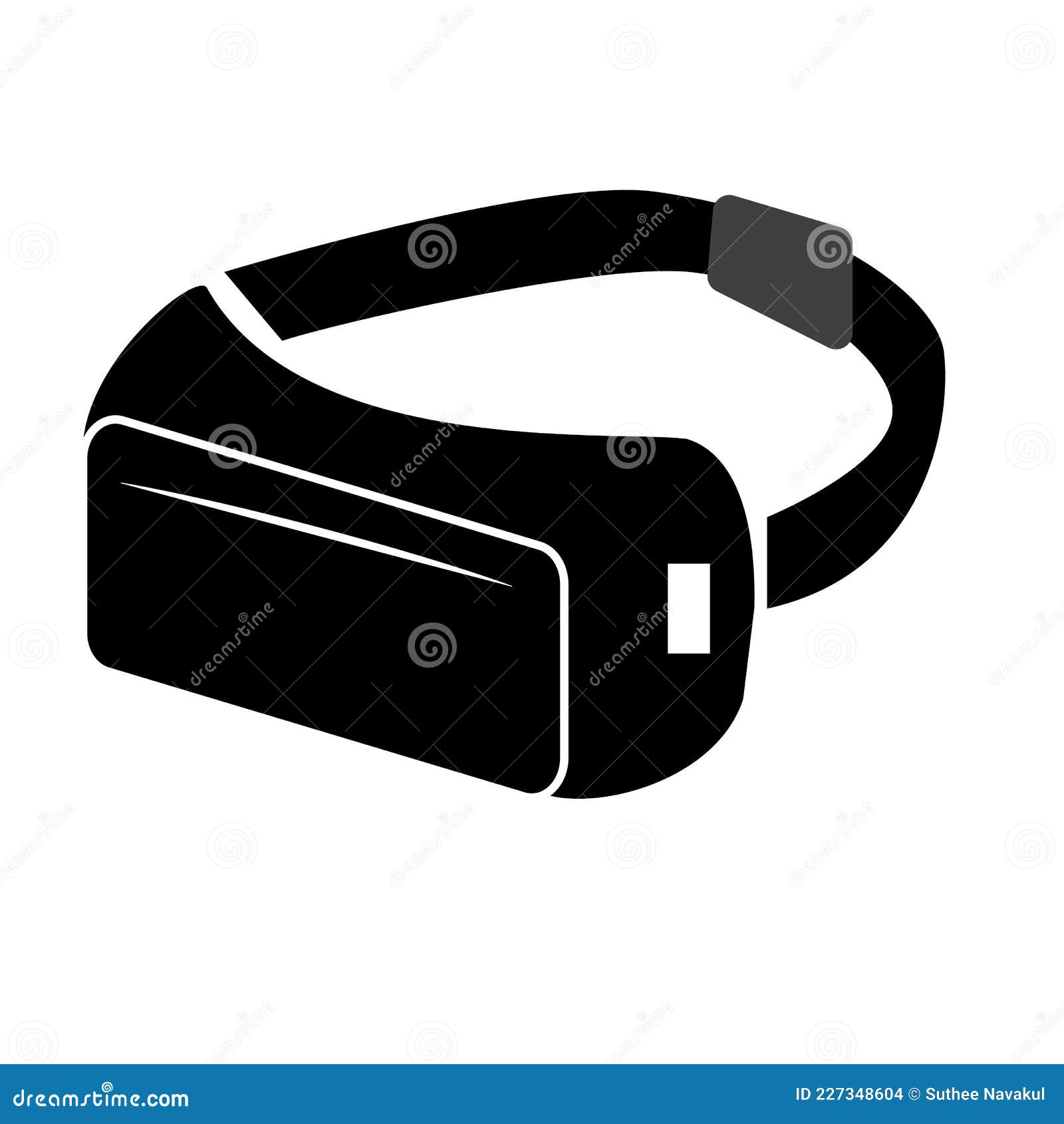 Icône Du Casque Vr Sur Fond Blanc. Casque De Réalité Virtuelle Réaliste  Pour Téléphone D'ordinateur Et Téléphone Intelligent. Sign Illustration  Stock - Illustration du tête, instrument: 227348604