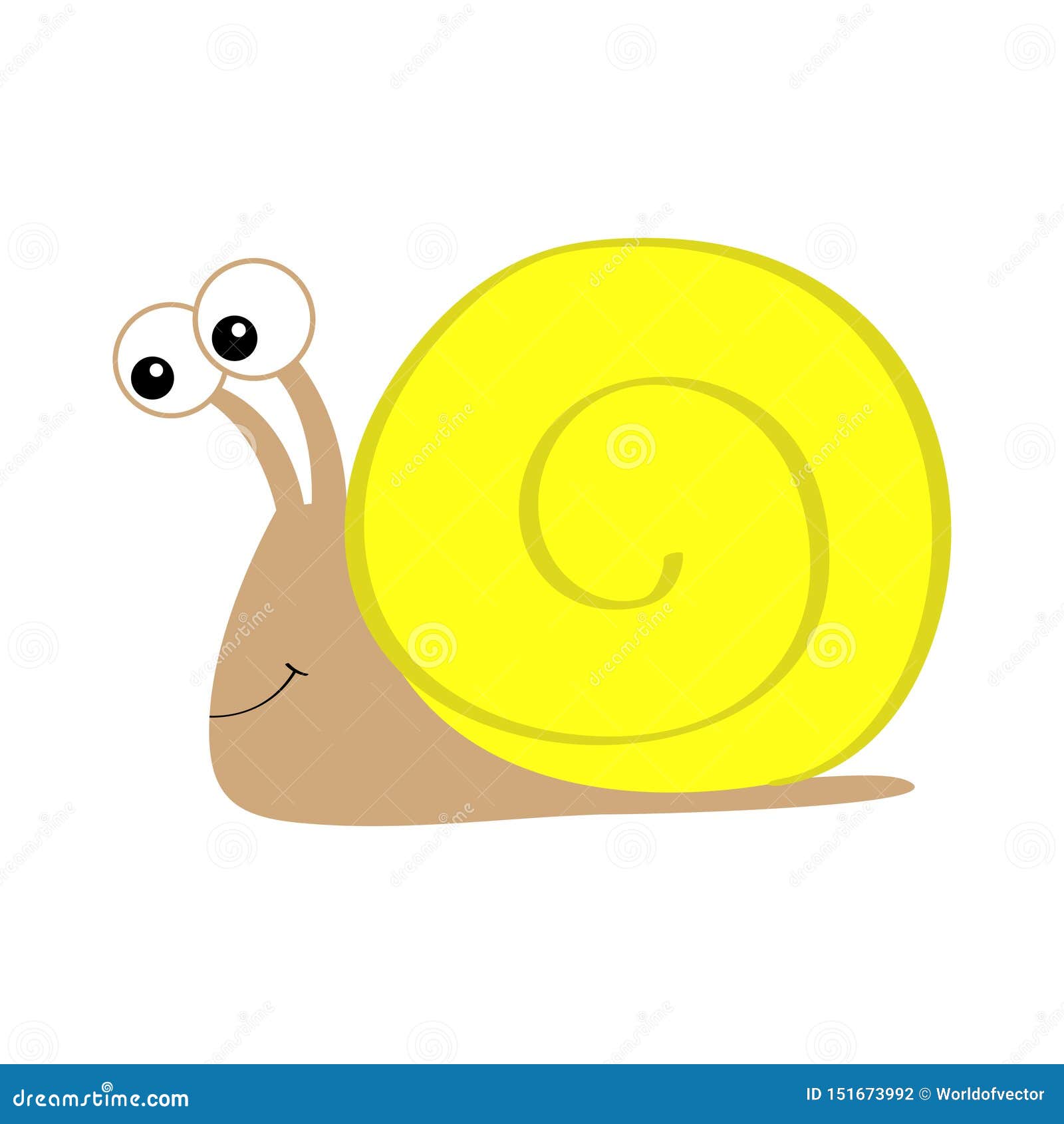 Snail Icon Yellow Shell House Cute Cartoon Kawaii Funny Character Insect Isolated Big Eyes Smiling Face Flat Design Baby Illustration De Vecteur Illustration Du Cheri Amusement