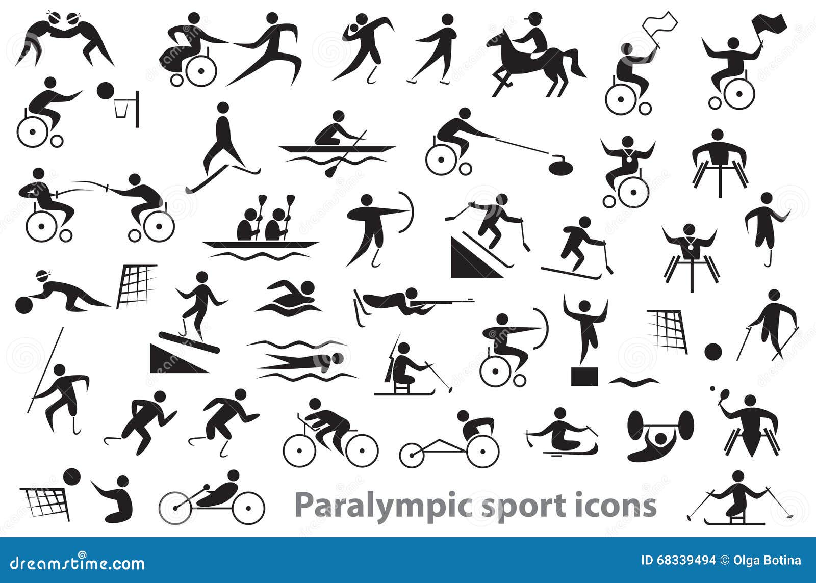 Ic Nes De Sport De Paralympic 68339494 