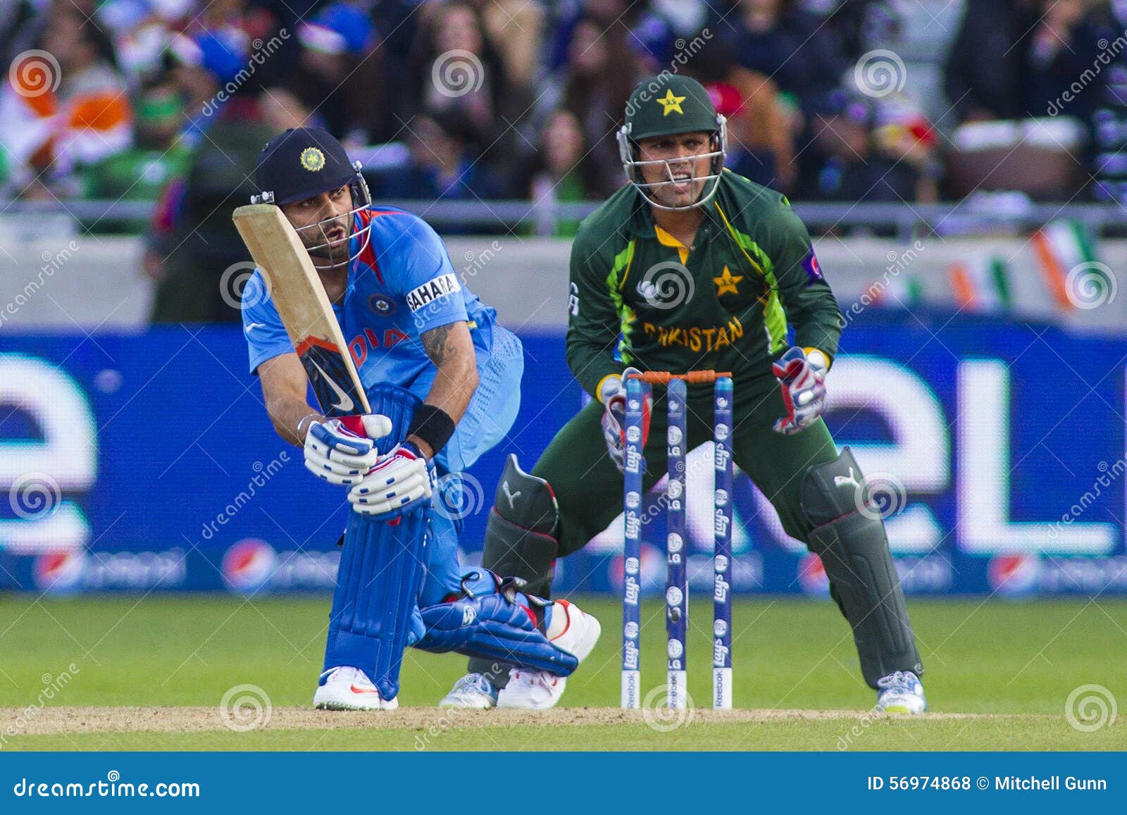 ICC Champions Trophy India V Pakistan Editorial Stock Photo - Image of  tournament, team: 56974868