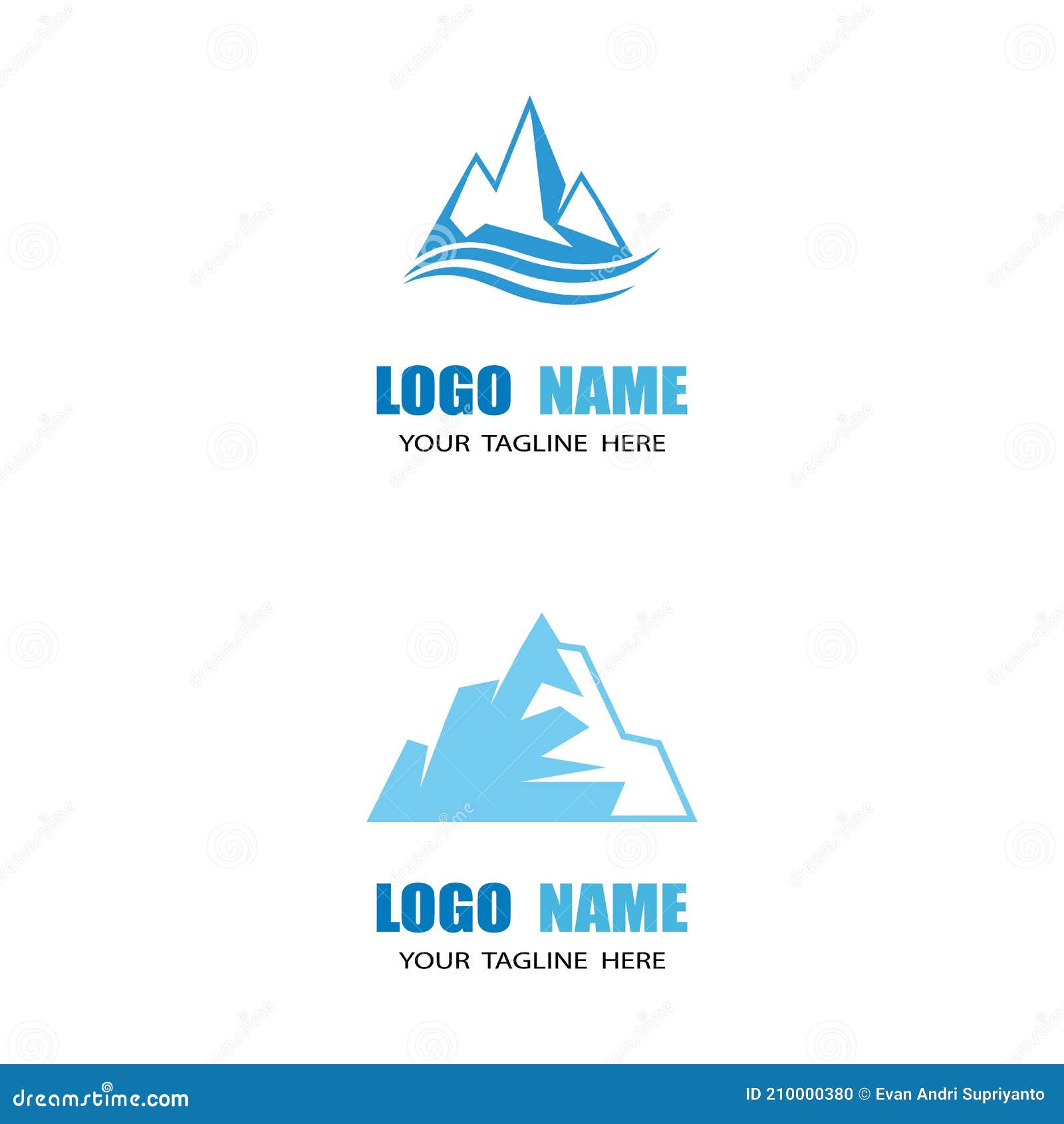 ice berg logo template   nature