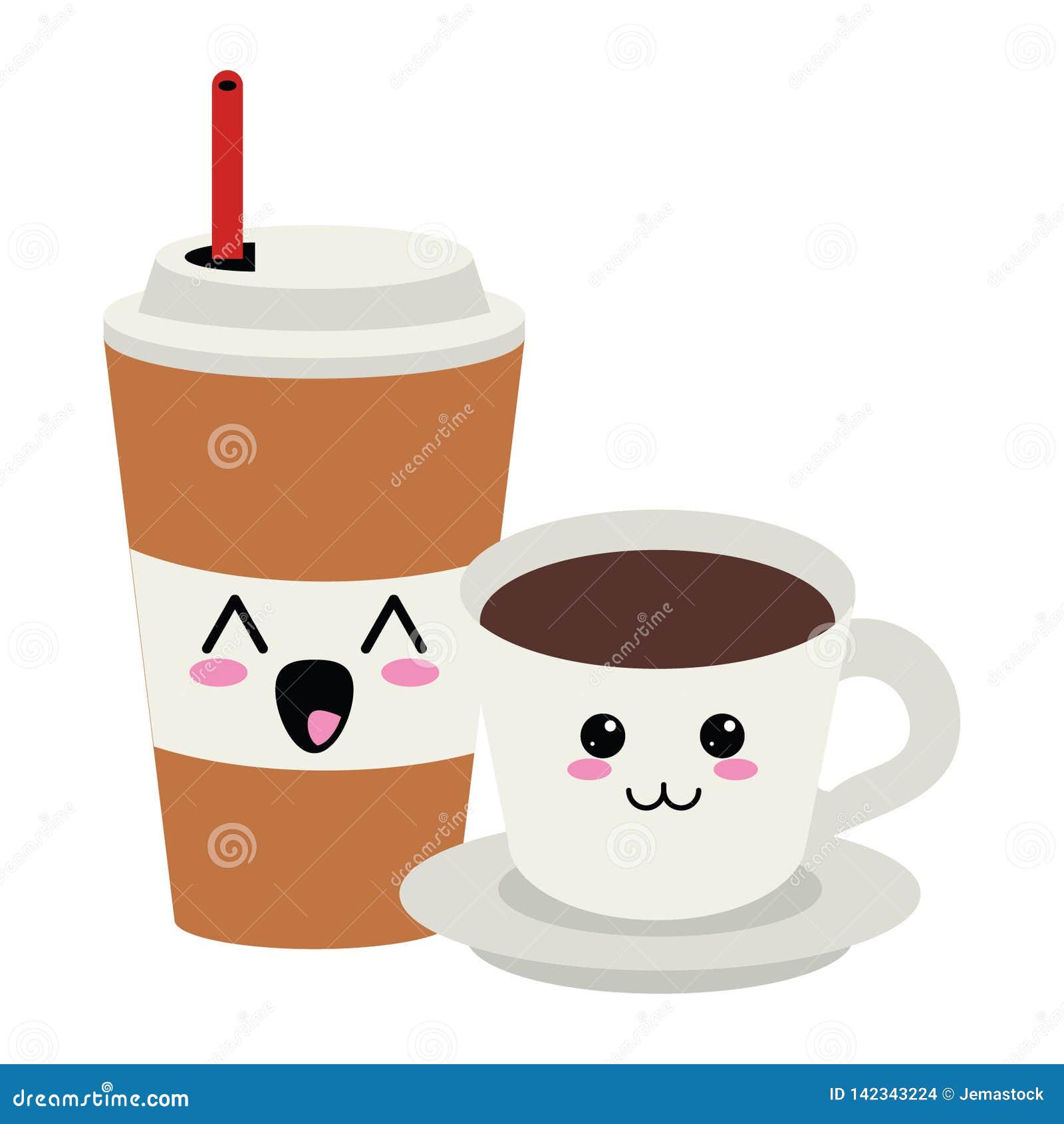 Cute N Kawaii: How To Draw A Kawaii Coffee Cup