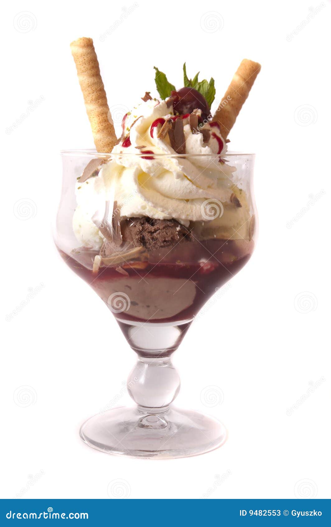 Ice cream stock image. Image of fattening, eatable, plate 9482553