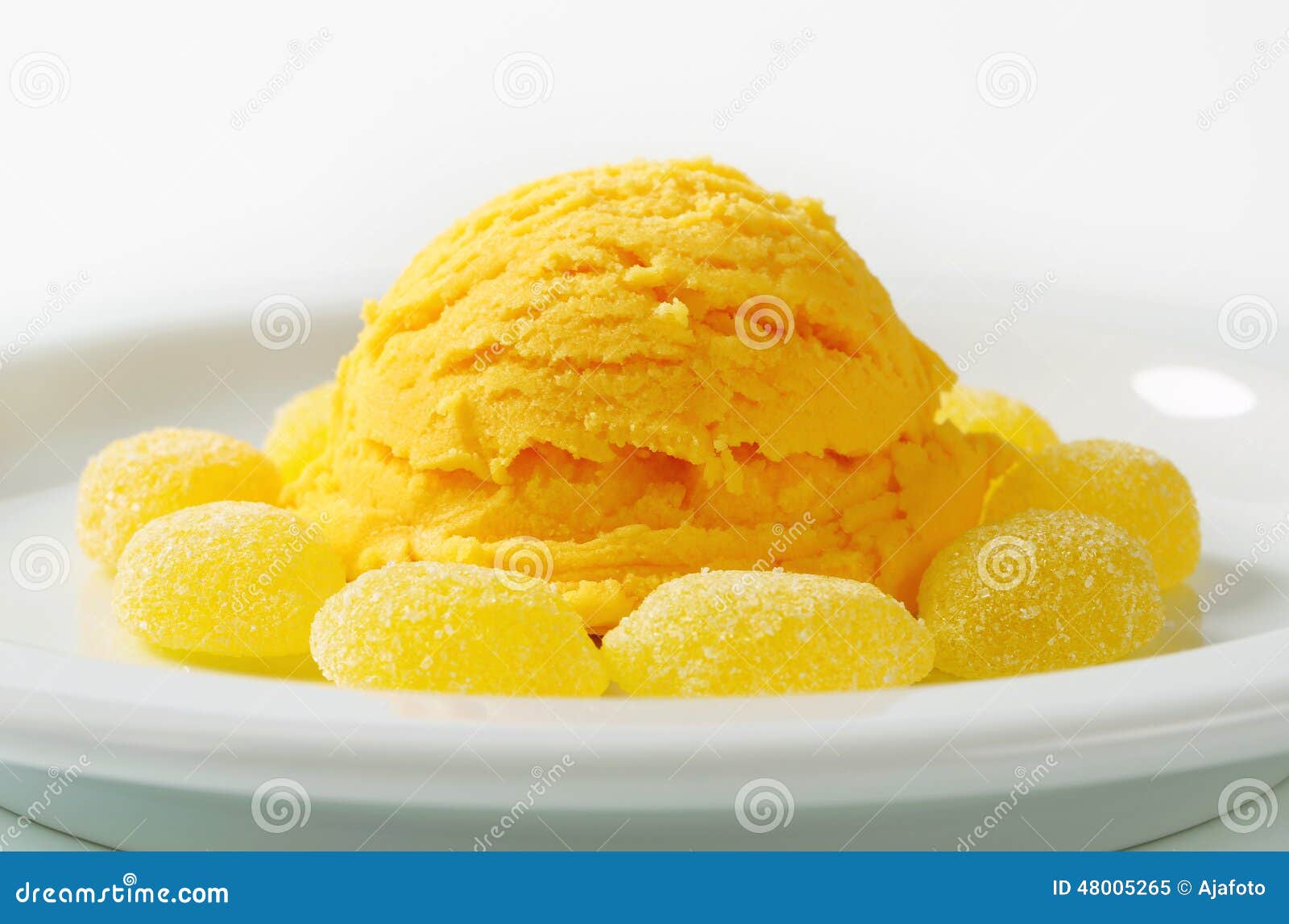 Ice cream and candy stock image. Image of food, based 48005265