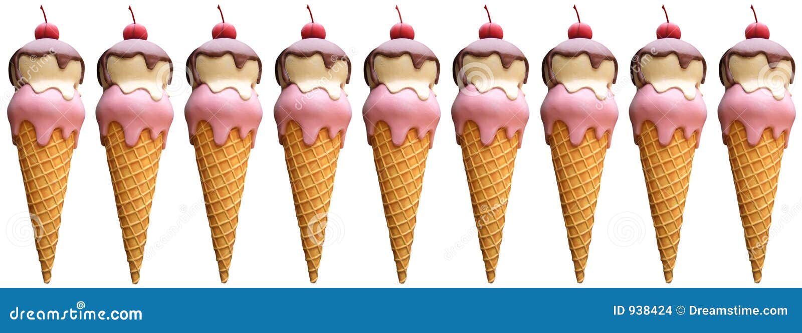 ice cream cones panorama 938424