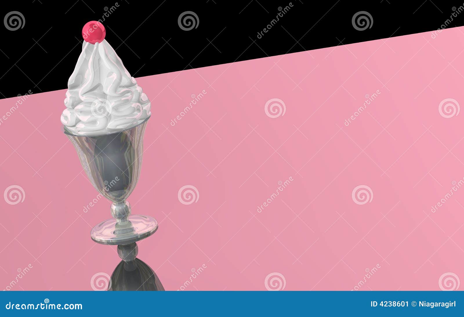Ice Cream on Counter stock illustration. Illustration of sweets 4238601