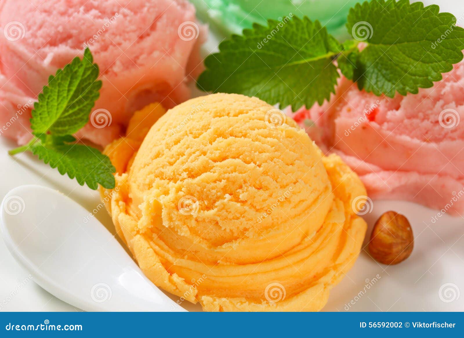 Ice cream dessert stock photo. Image of dessert, sorbet 56592002