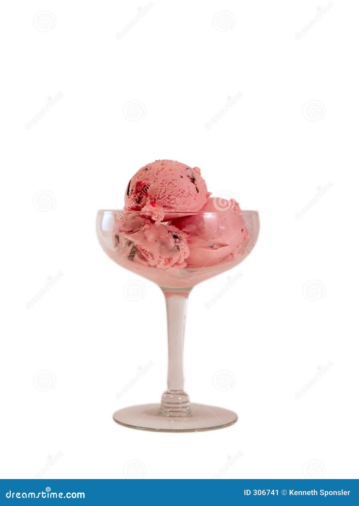 Ice cream in glass cup stock image. Image of frozen, chill 306741