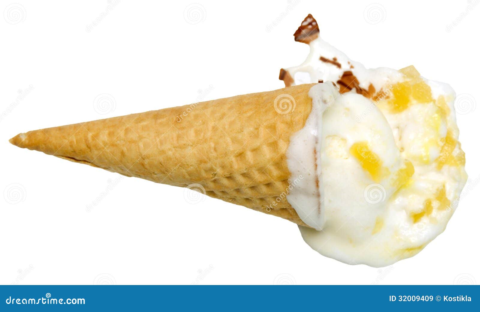 Ice cream stock image. Image of cone, fattening, large 32009409