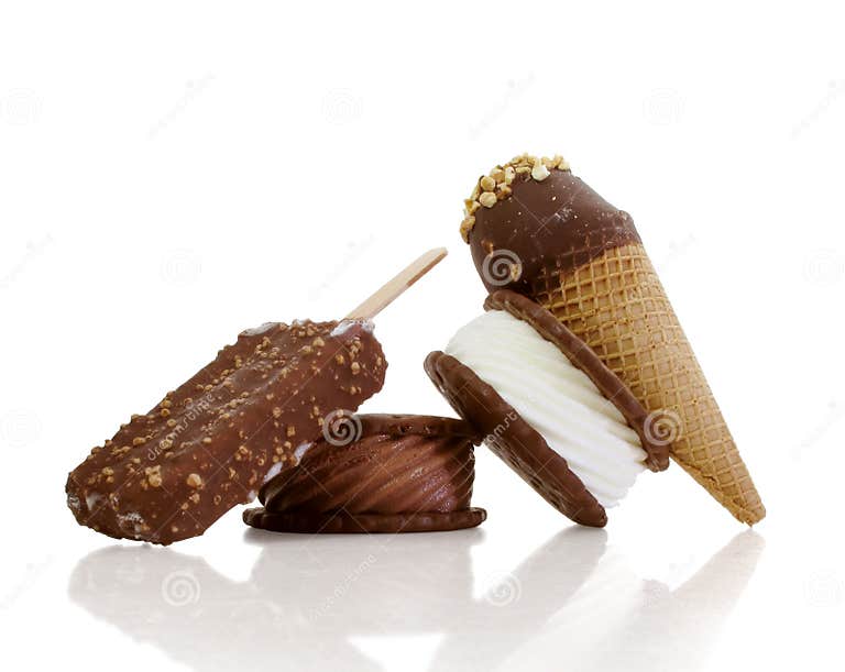 Ice Cream Novelties stock image. Image of snack, vanilla 19071027
