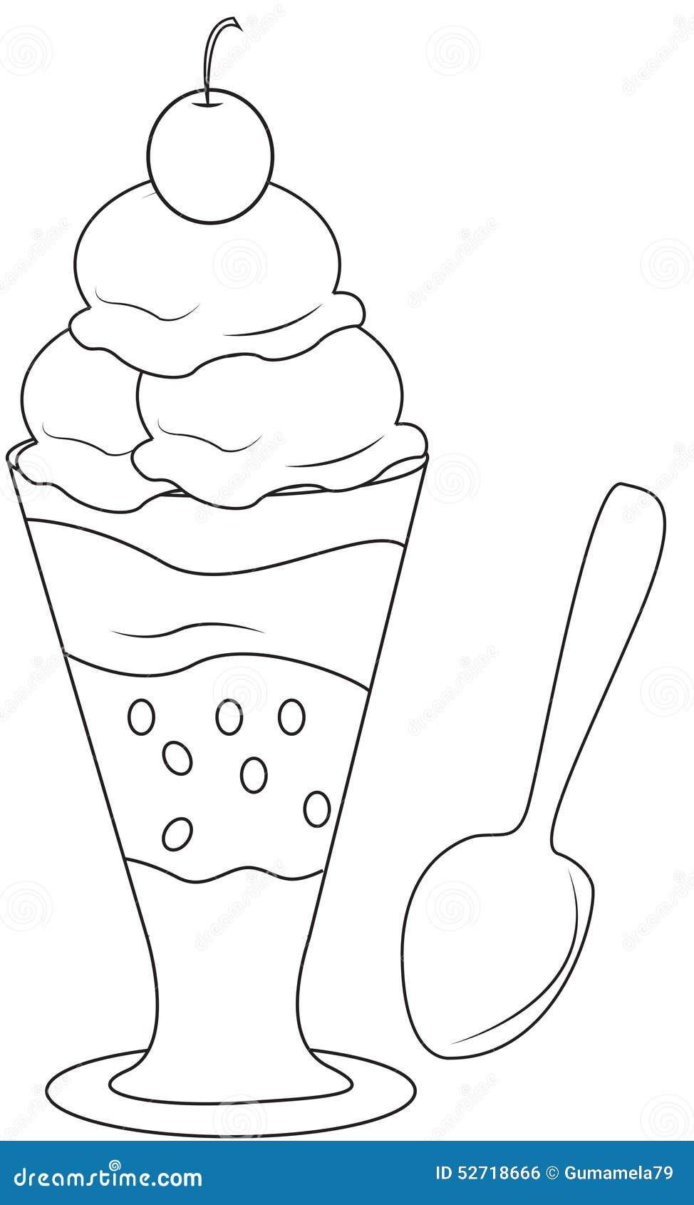 spoon coloring pages