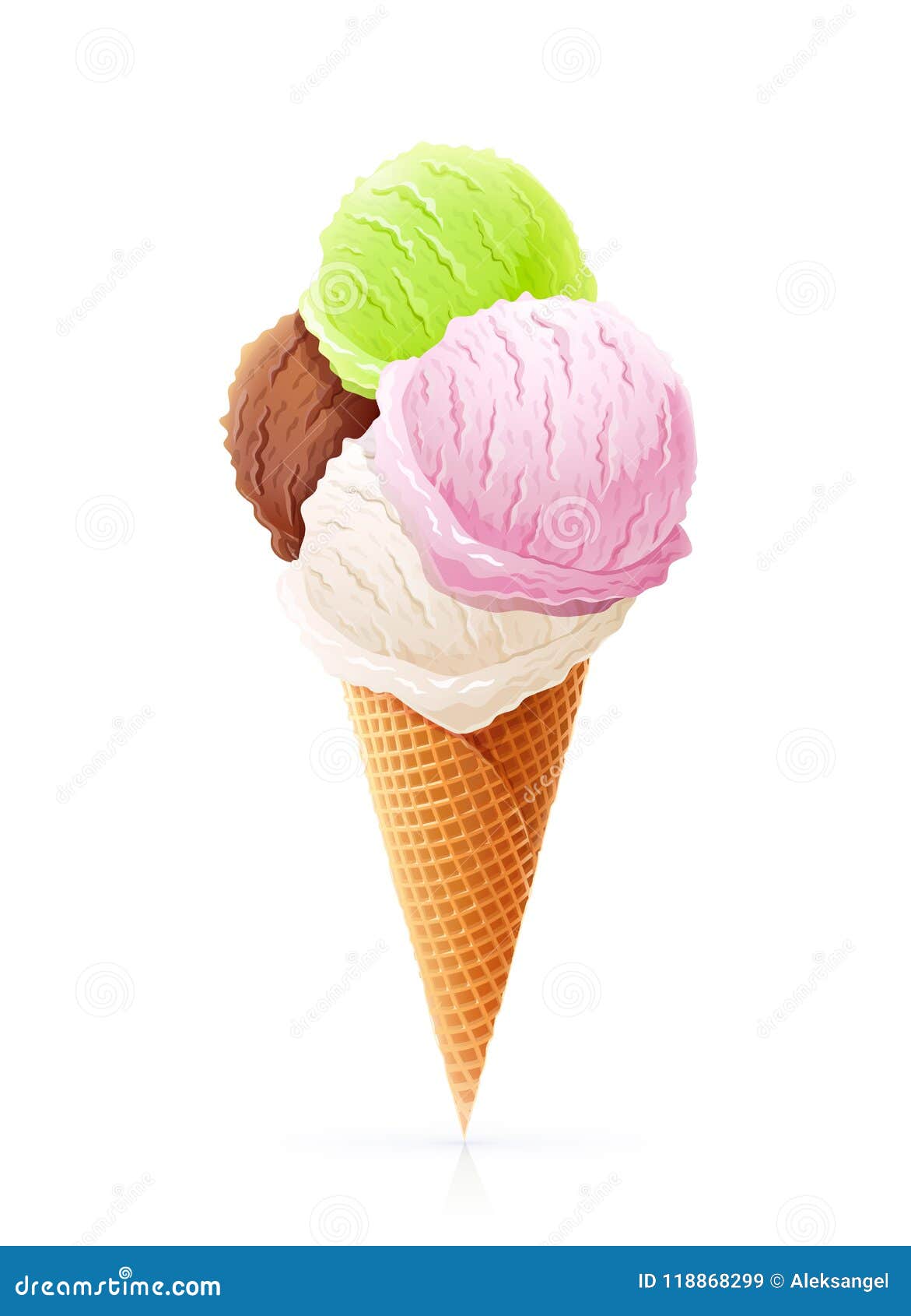 ice cream. summer sweetness.