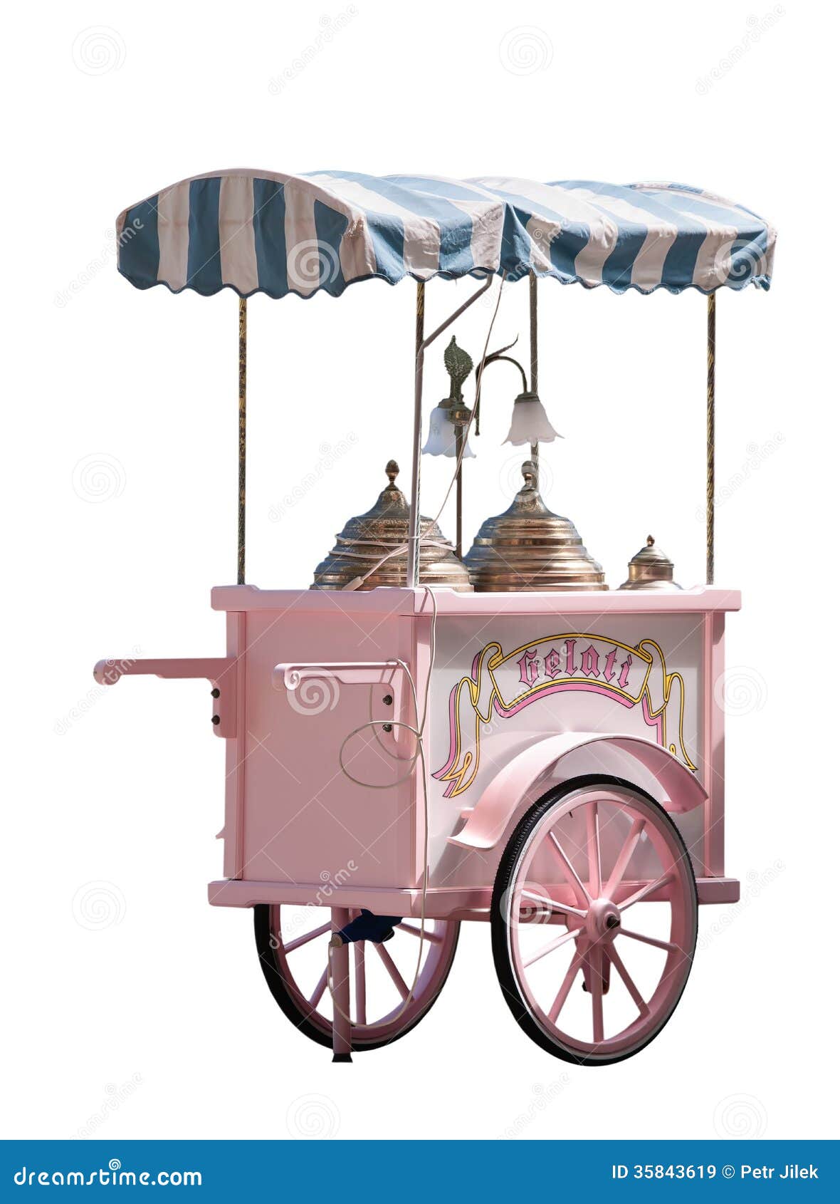 Ice cream truck stock image. Image of hand, sundae, scoops - 35843619