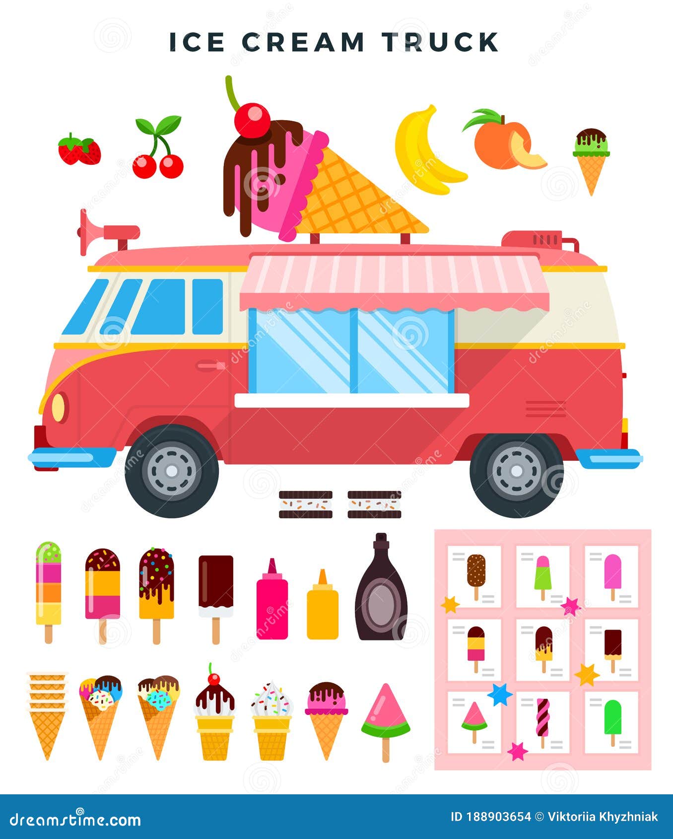 Ice cream 2024 truck ice creams