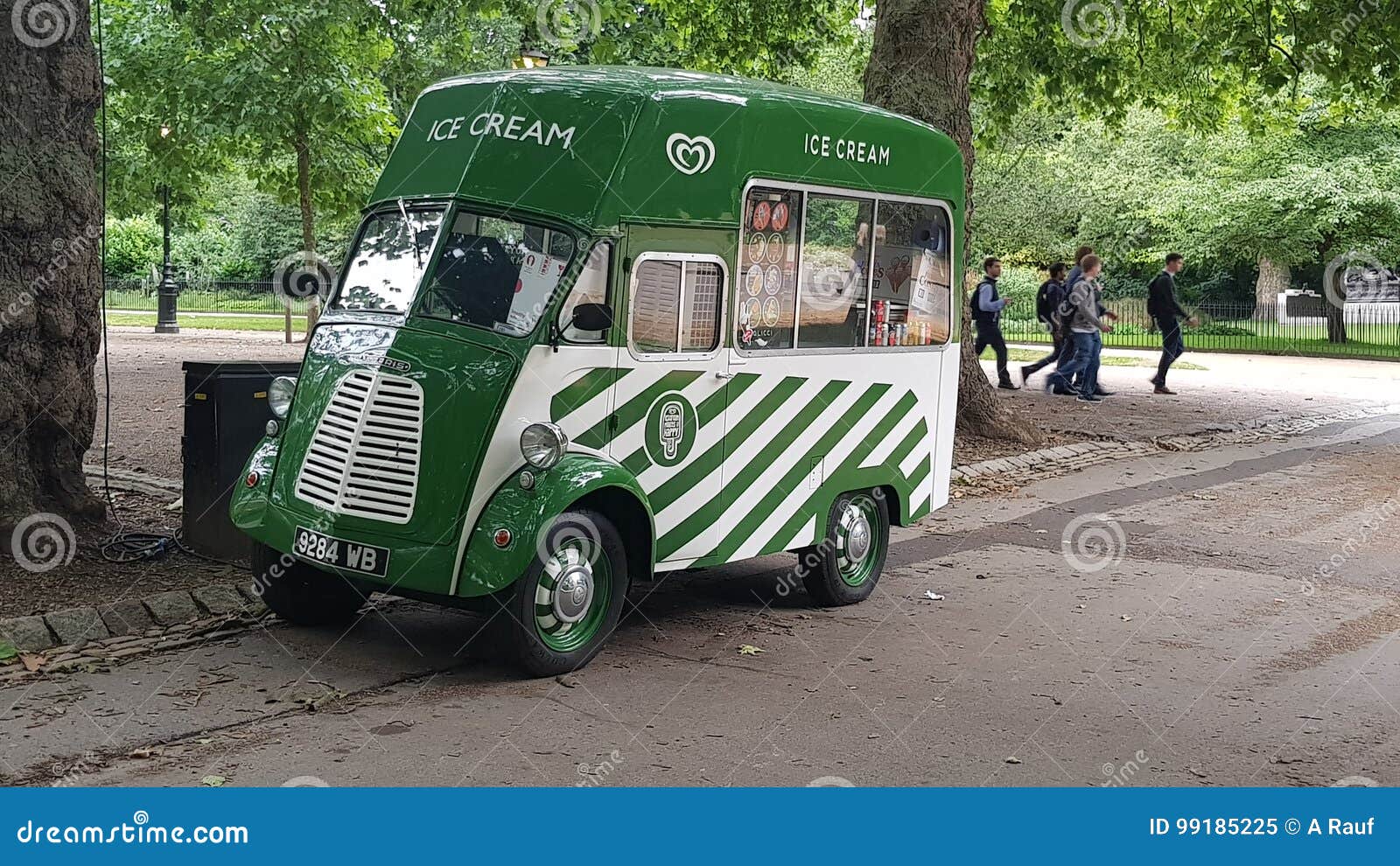 Icecream Van in Hyde Park London Editorial Image Image of london, cream 99185225