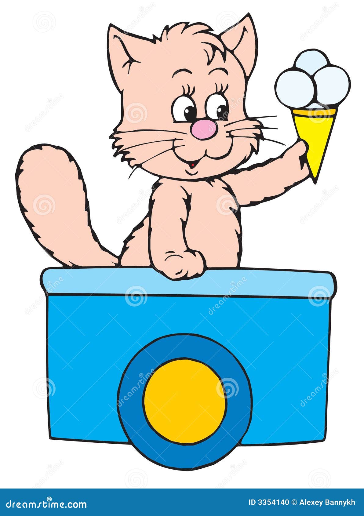 Ice-cream (vector Clip-art) Stock Vector - Illustration of character