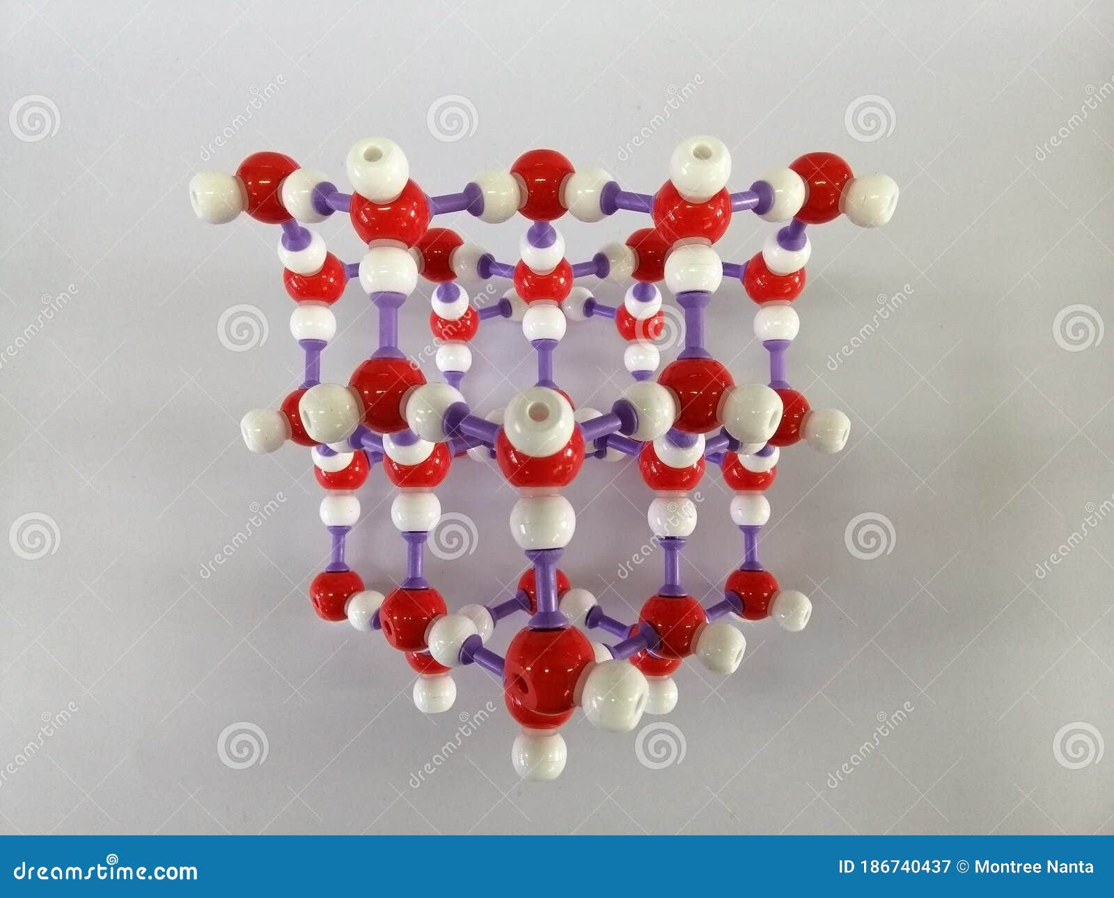 Ice lattice structure, molecular model - Stock Image - A602/0102 - Science  Photo Library