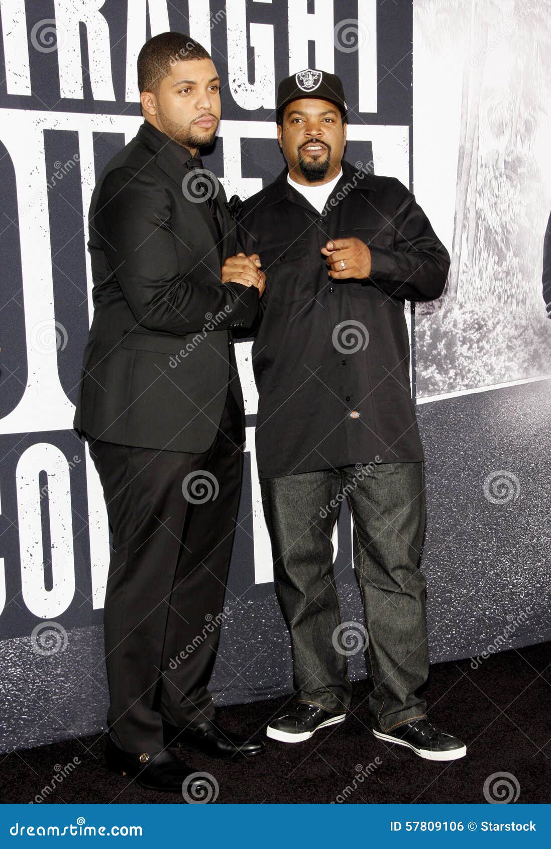 Ice Cube and O Shea Jackson Jr. Editorial Photo Image of film, star