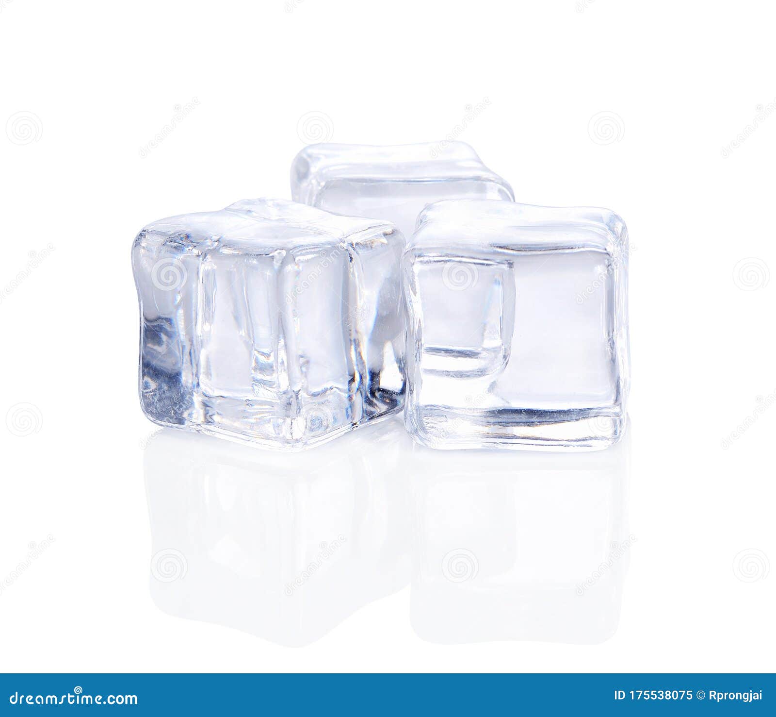 Ice Cubes on White Background Stock Image - Image of background, cold ...