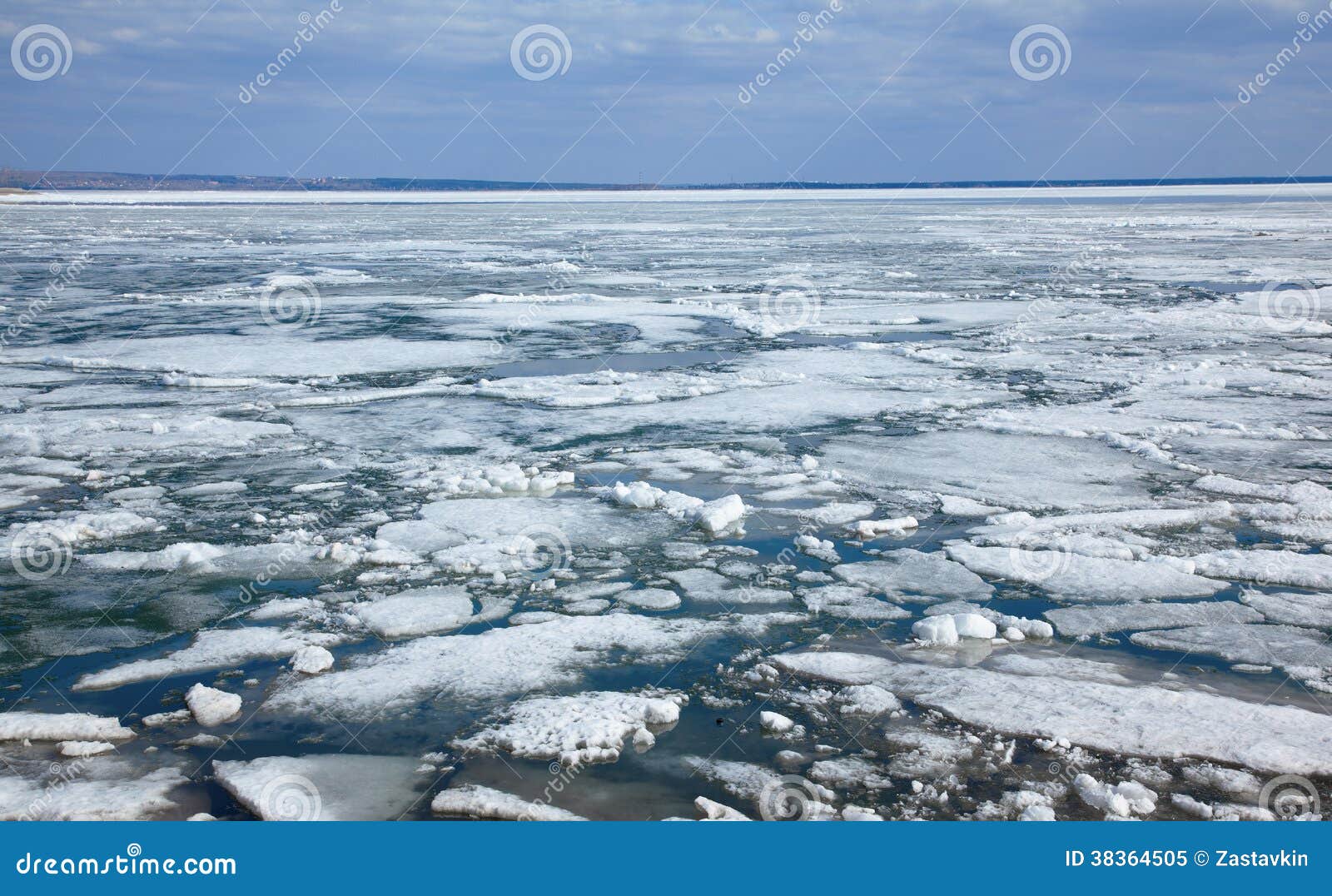 Ice drift stock image. Image of springtime, environment 38364505