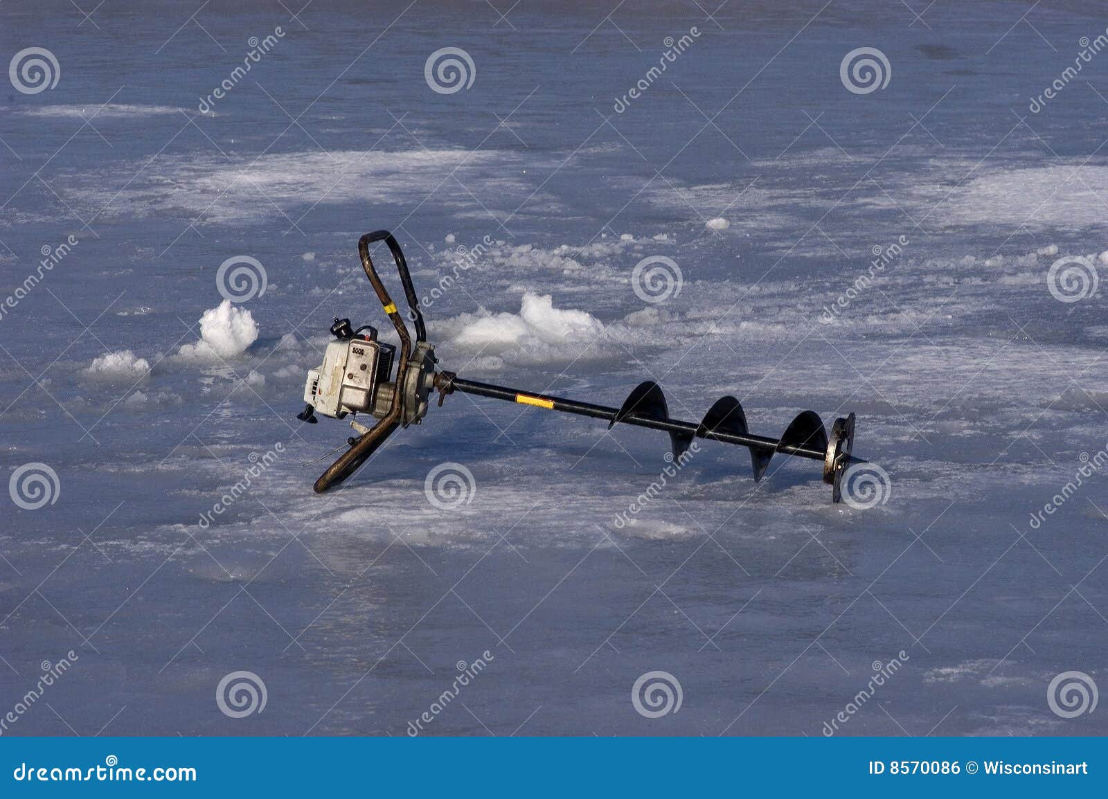 Download Ice Fishing Auger stock photo. Image of enjoy, sport ...