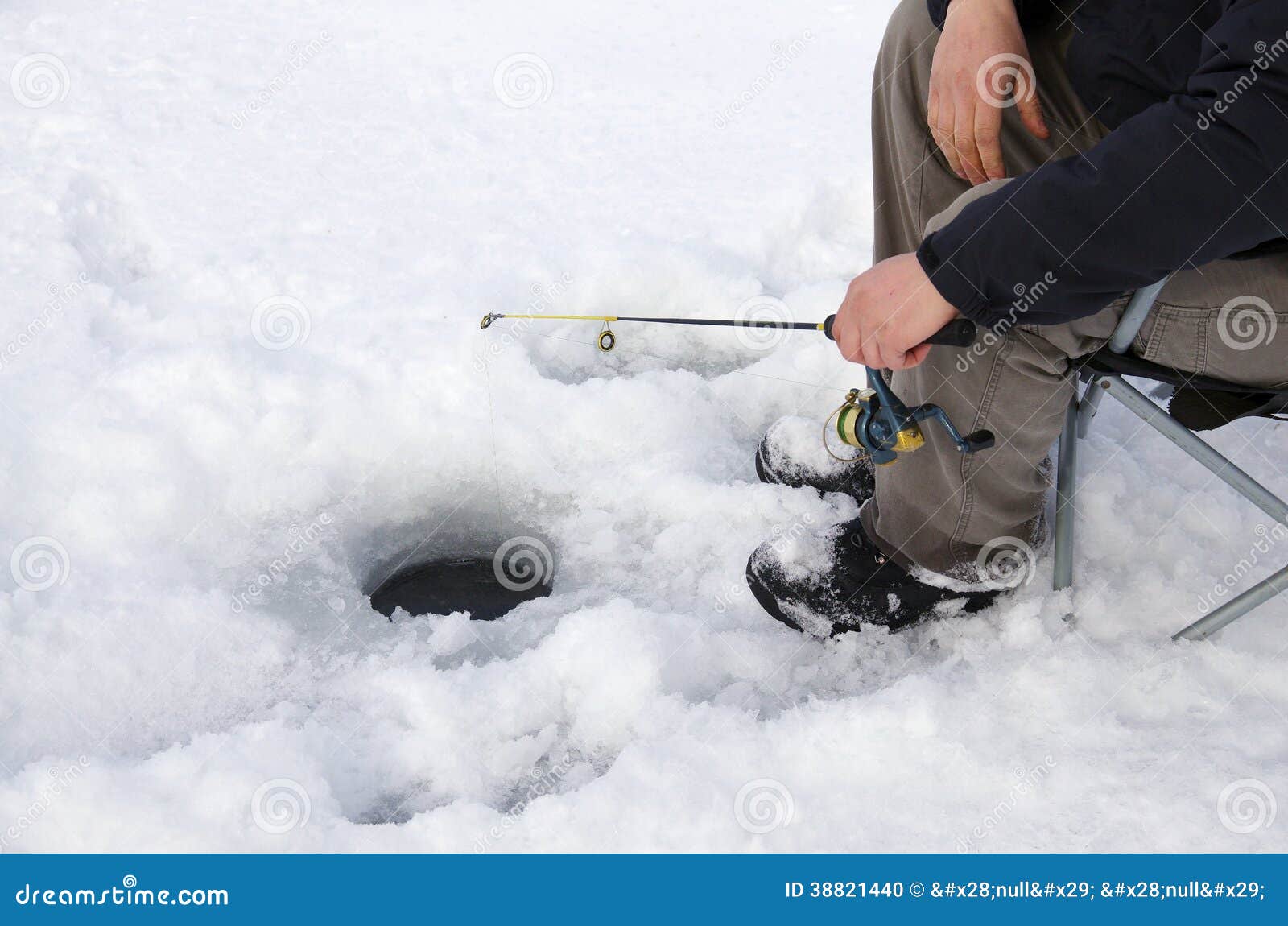 ice fishing