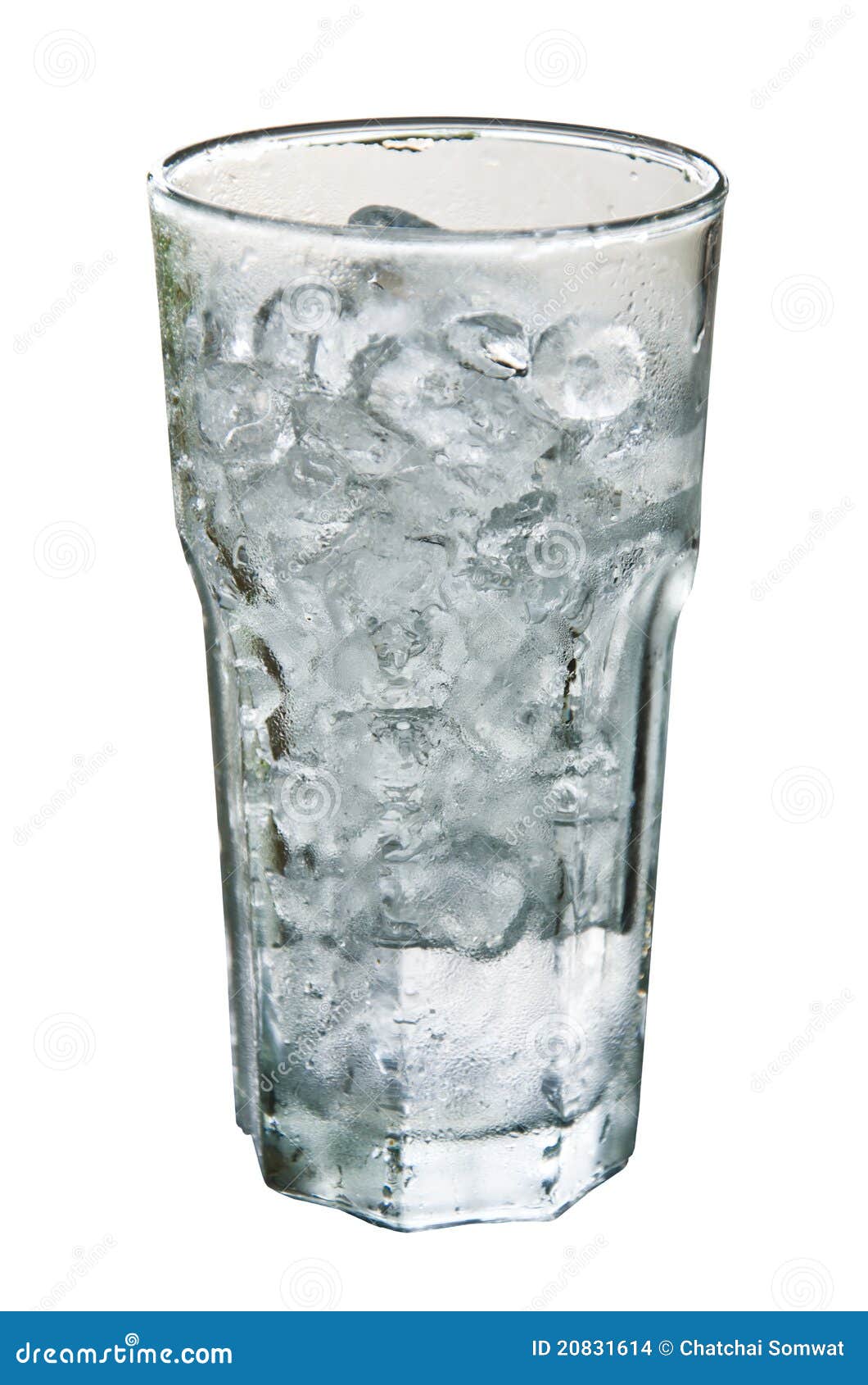 Ice in the glass. stock photo. Image of clear, drink 20831614