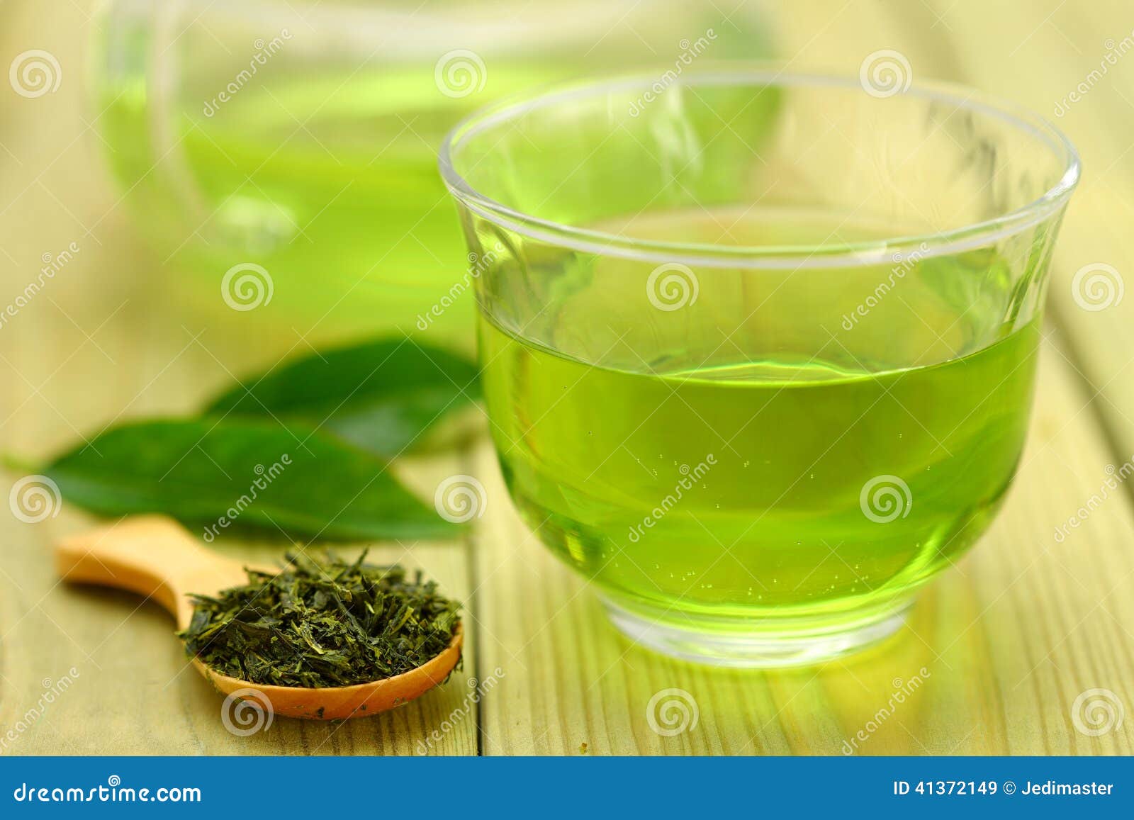Ice green tea stock image. Image of cold, japanese, summer 41372149