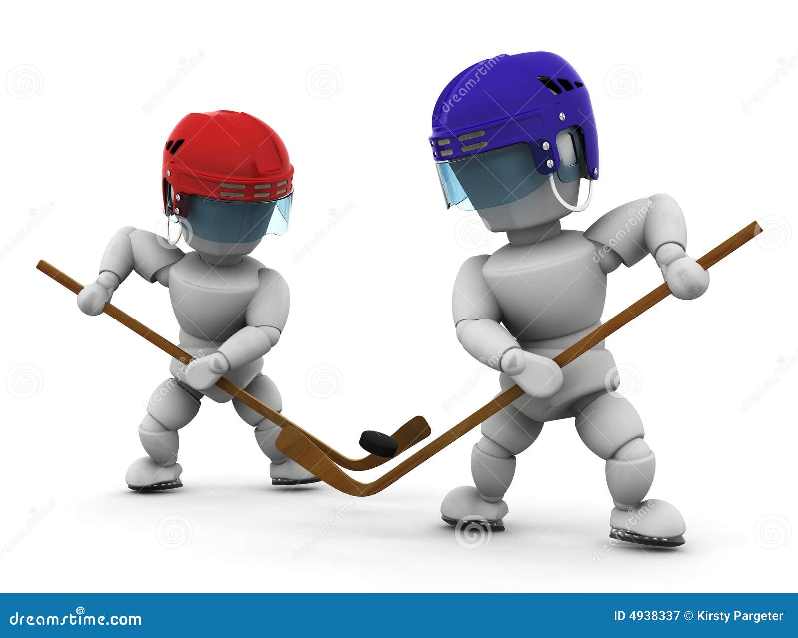 Hockey Face Off Stock Illustrations