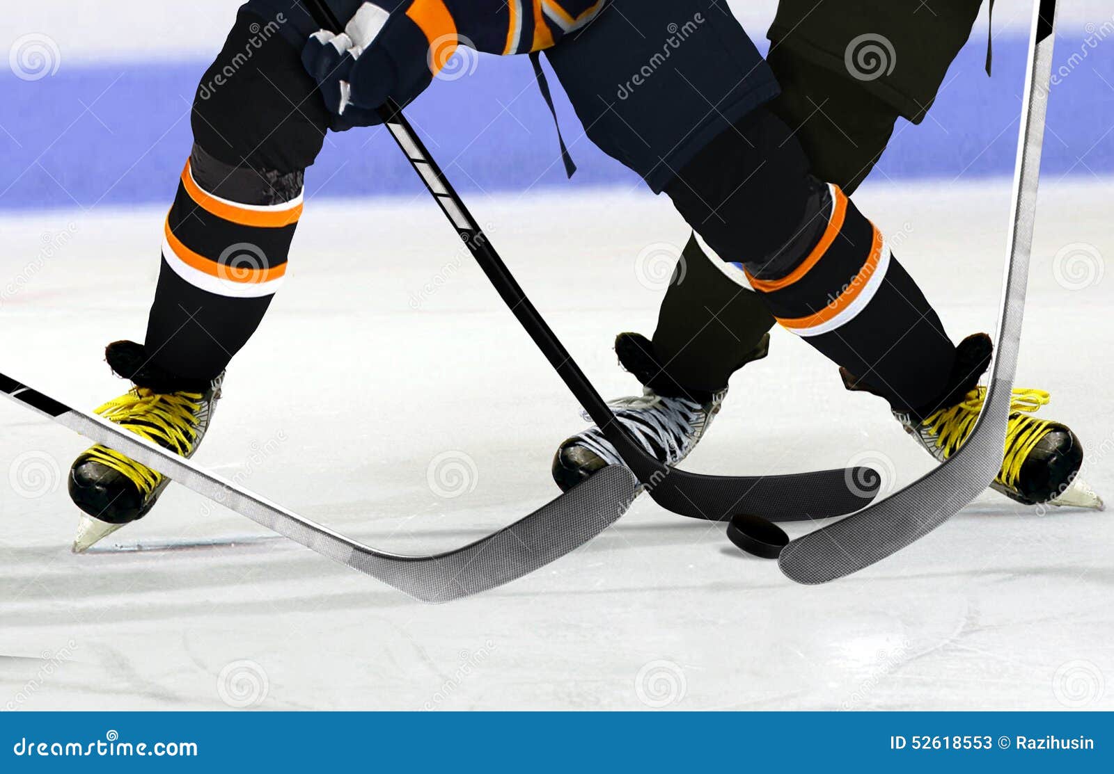 ice hockey players on rink