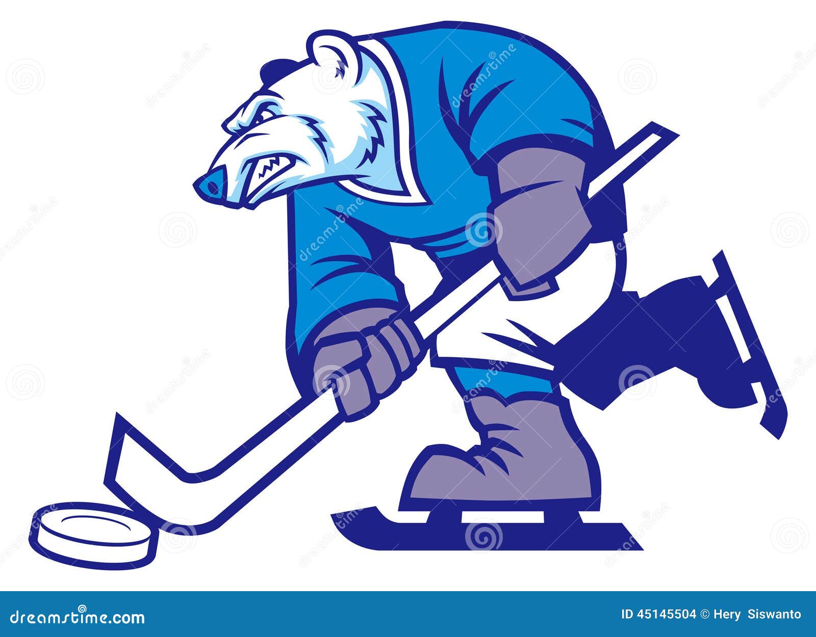 ice hockey polar bear mascot