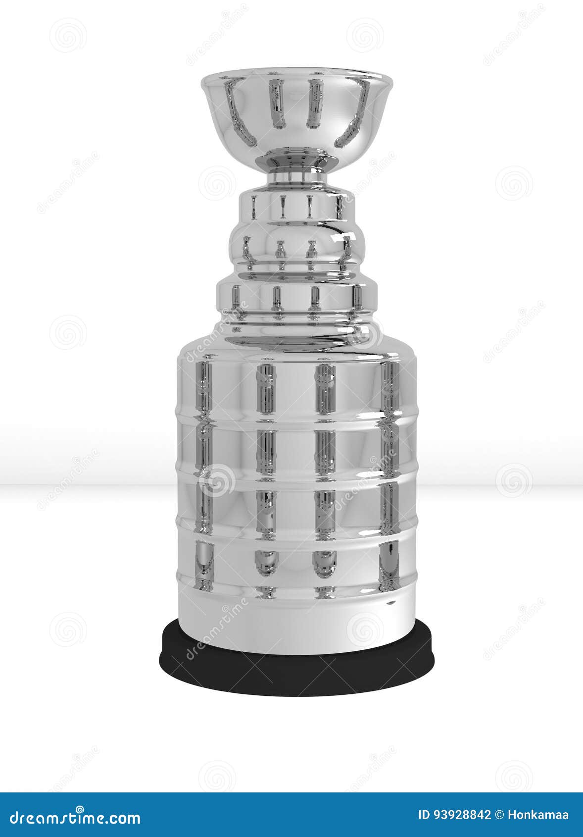 Ice hockey trophy stock illustration. Illustration of final - 93928842
