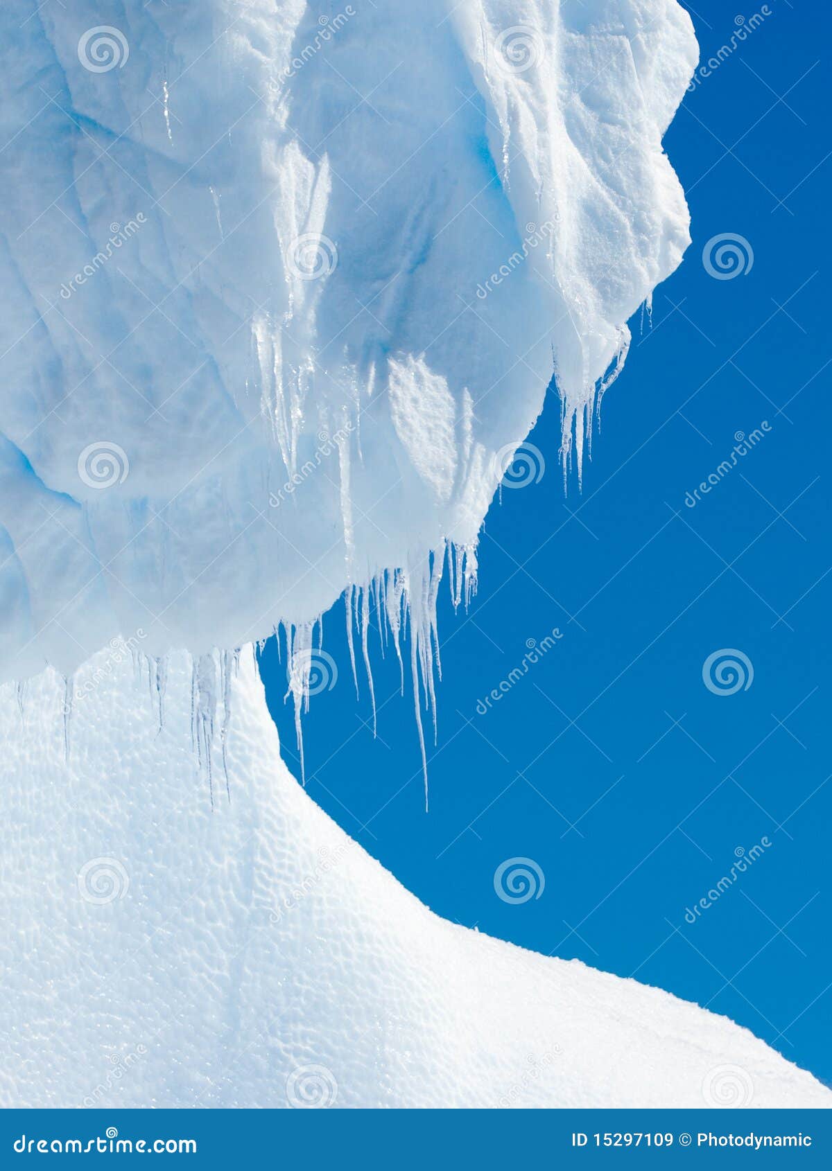 Ice and icicles stock image. Image of natural, melting 15297109