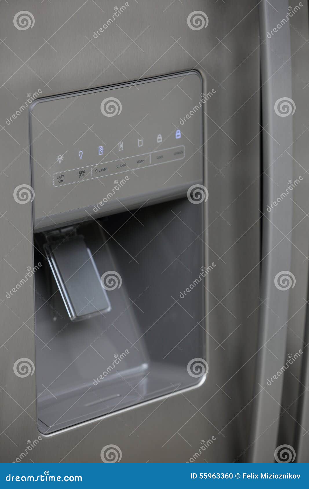 https://thumbs.dreamstime.com/z/ice-maker-refrigerator-new-modern-stainless-steel-appliance-55963360.jpg