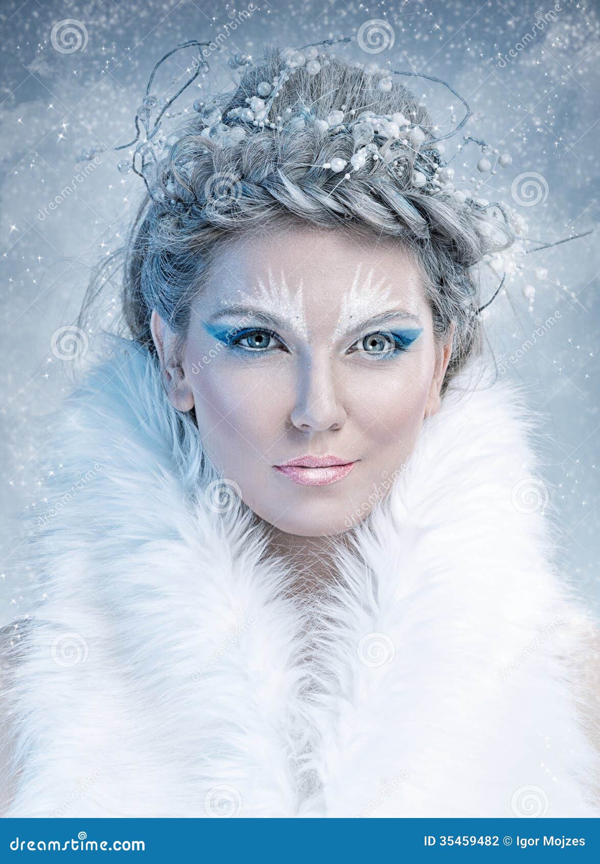 Ice Queen Stock Photo Image Of Frozen Sensual Glamour 35459482