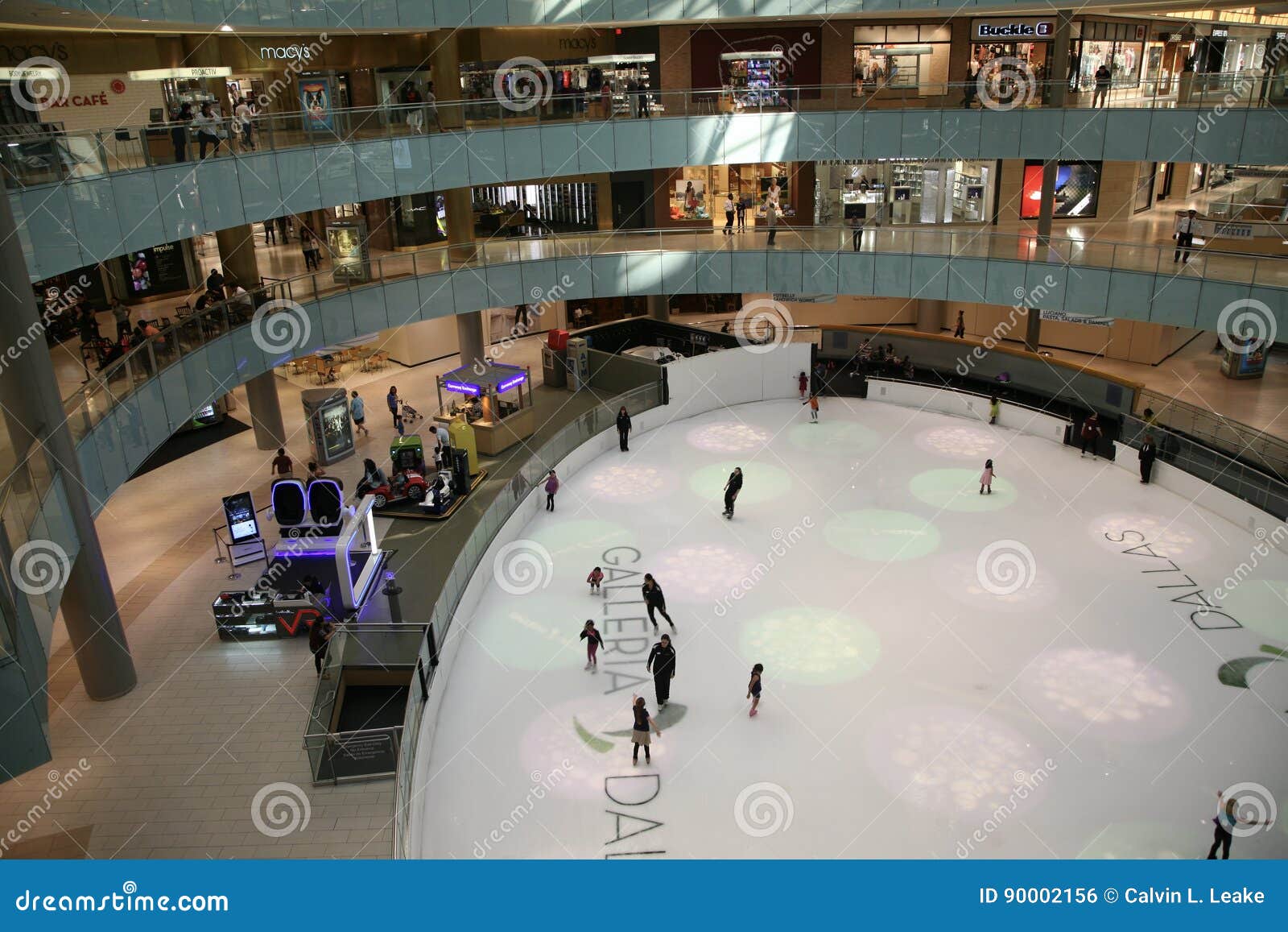 Ice Rink in the Mall editorial photo. Image of cover - 90002156