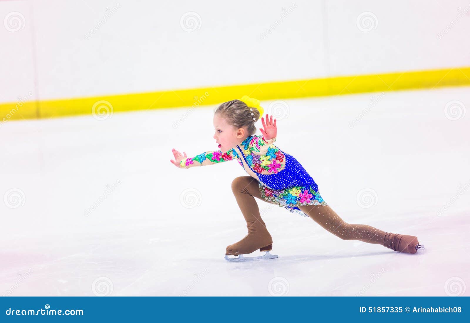 Ice skating stock image. Image of adorable, sport, winter 51857335
