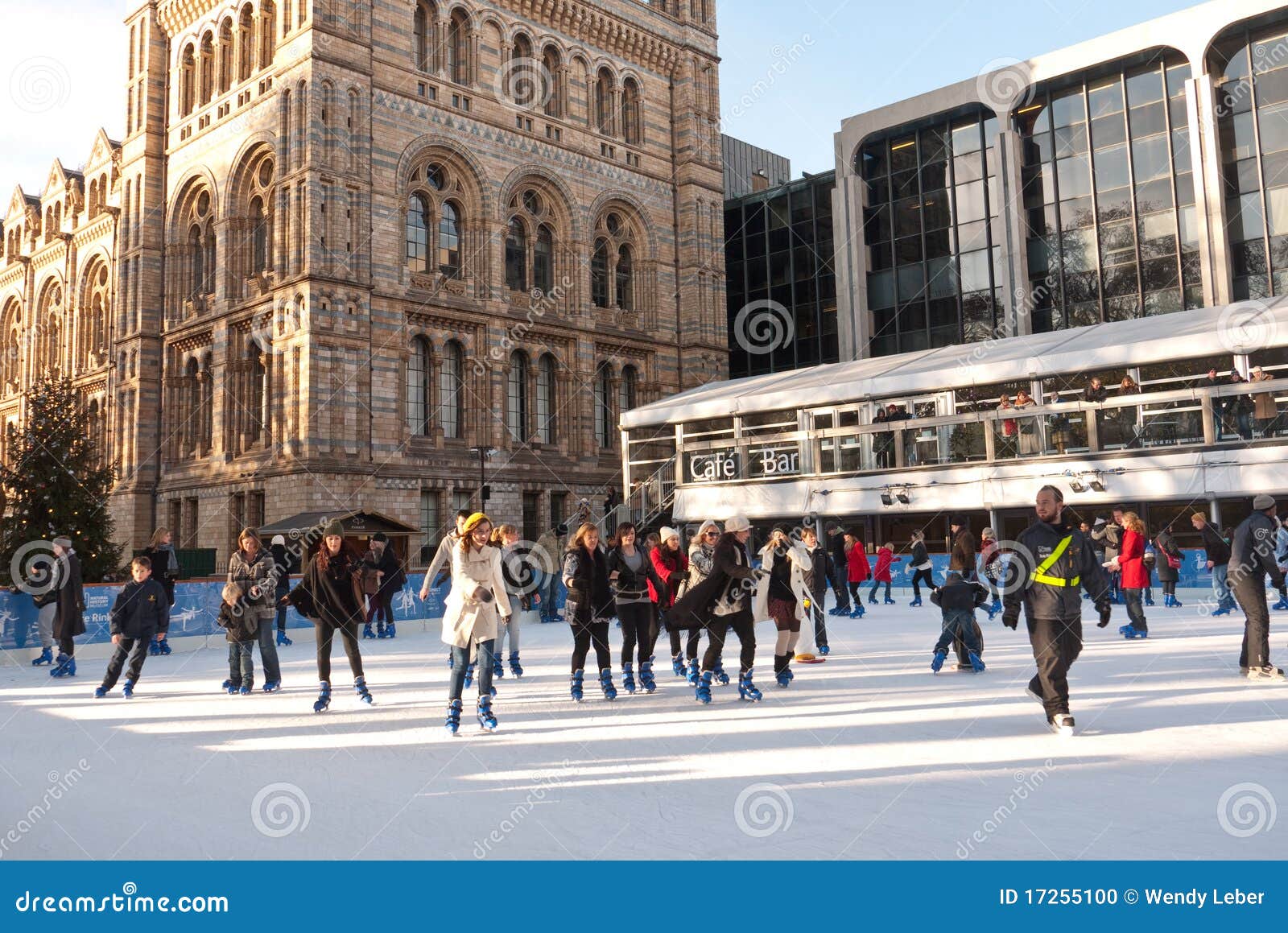Ice Skating at the Natural History Museum Editorial Image Image of