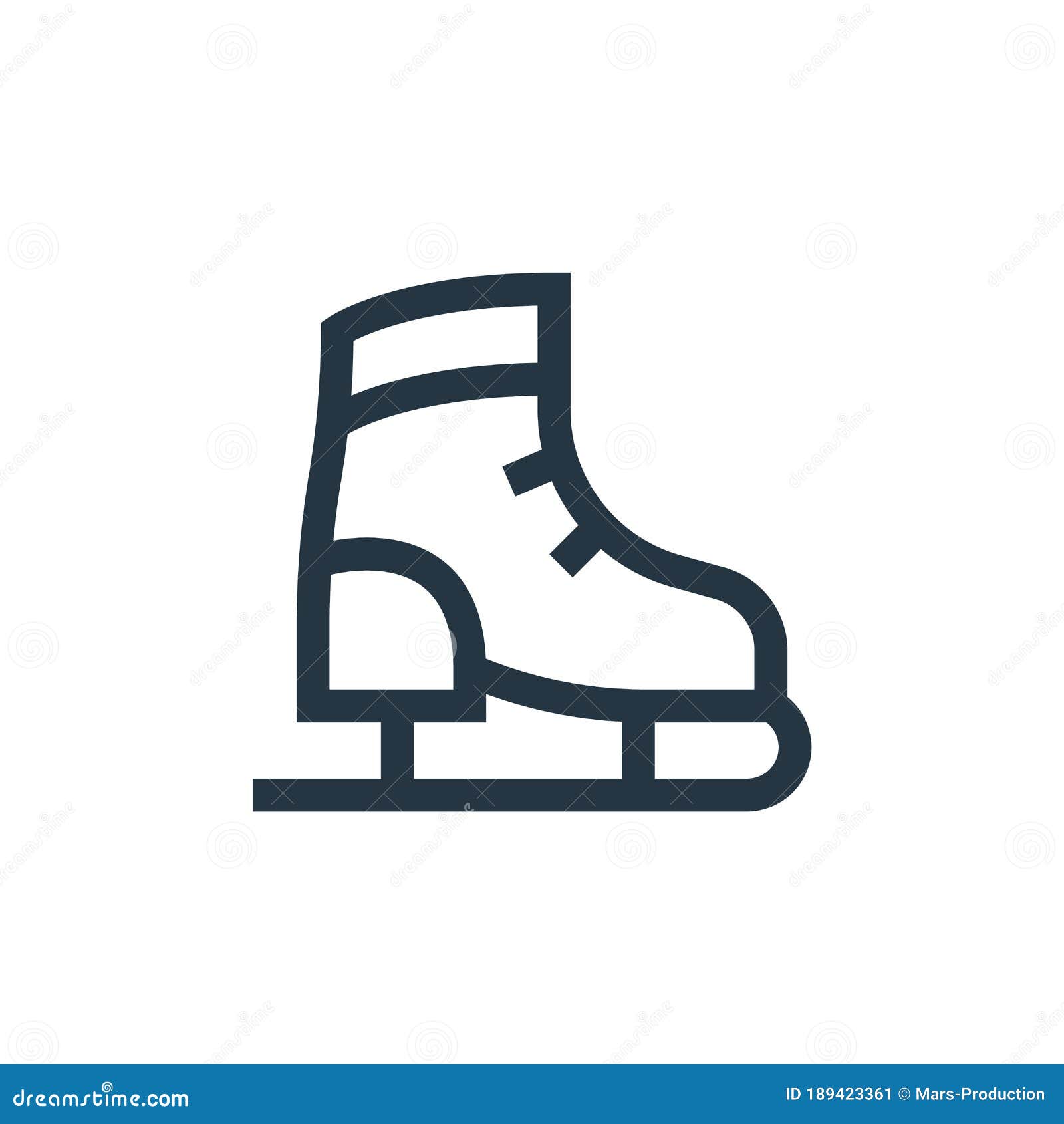 skating shoes vector