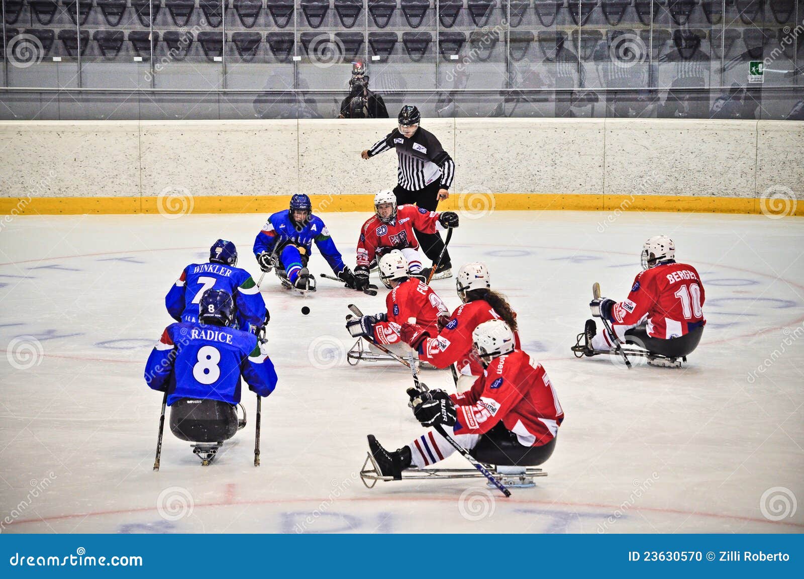 Ice Sledge Hockey editorial image. Image of competition 23630570