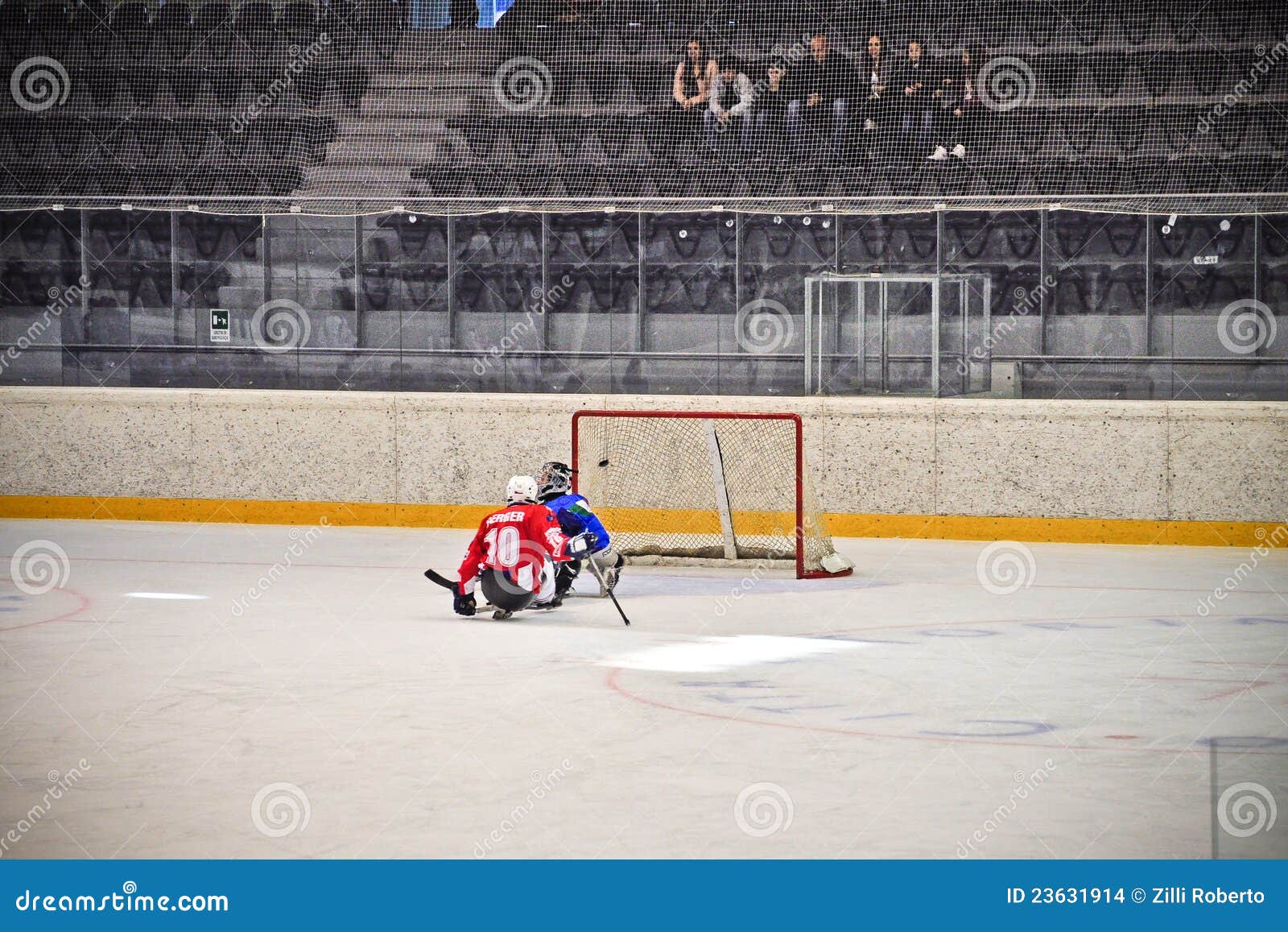 Ice Sledge Hockey editorial stock image. Image of match 23631914