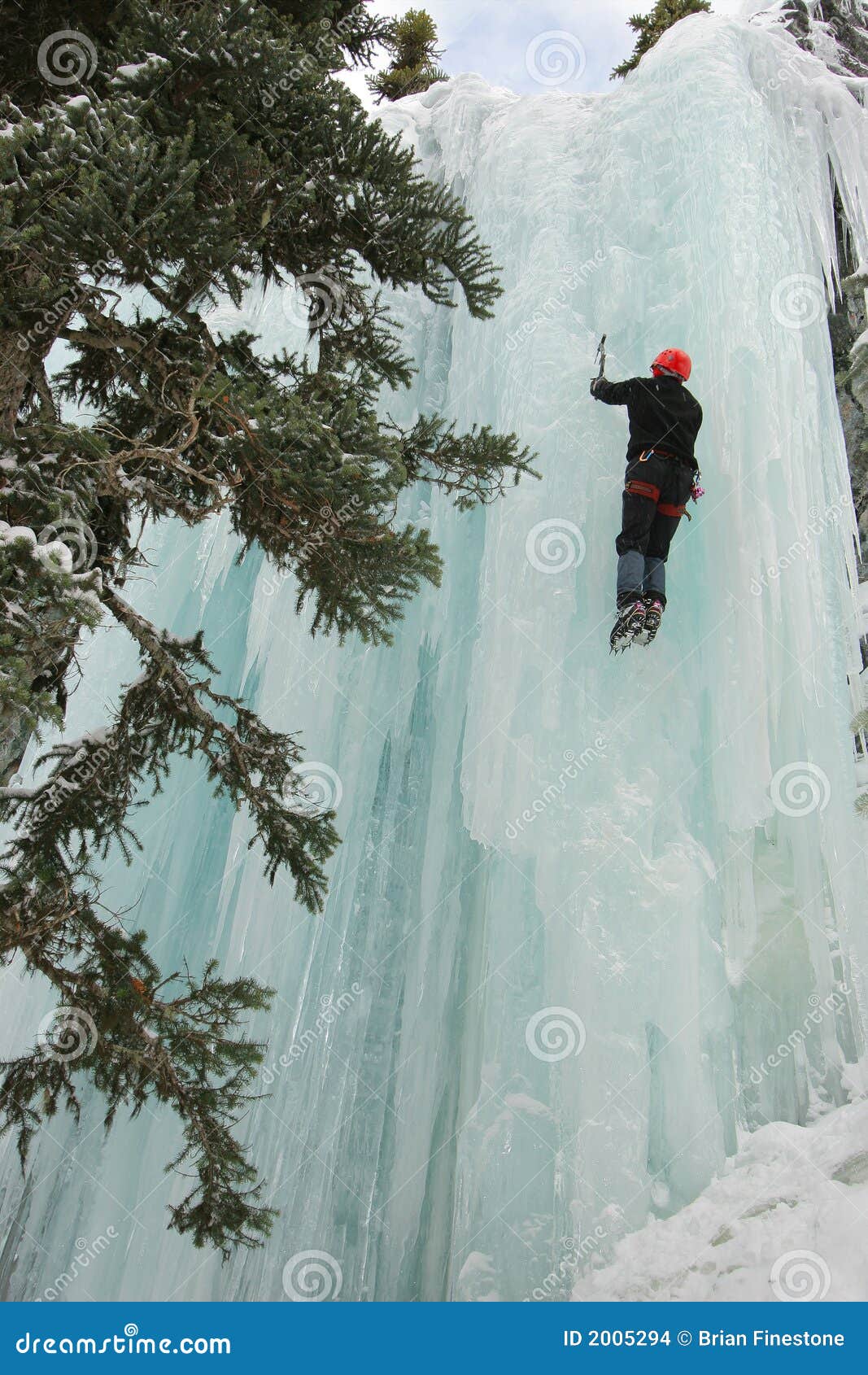 Ice Solo stock photo. Image of rope, harness, glacier 2005294