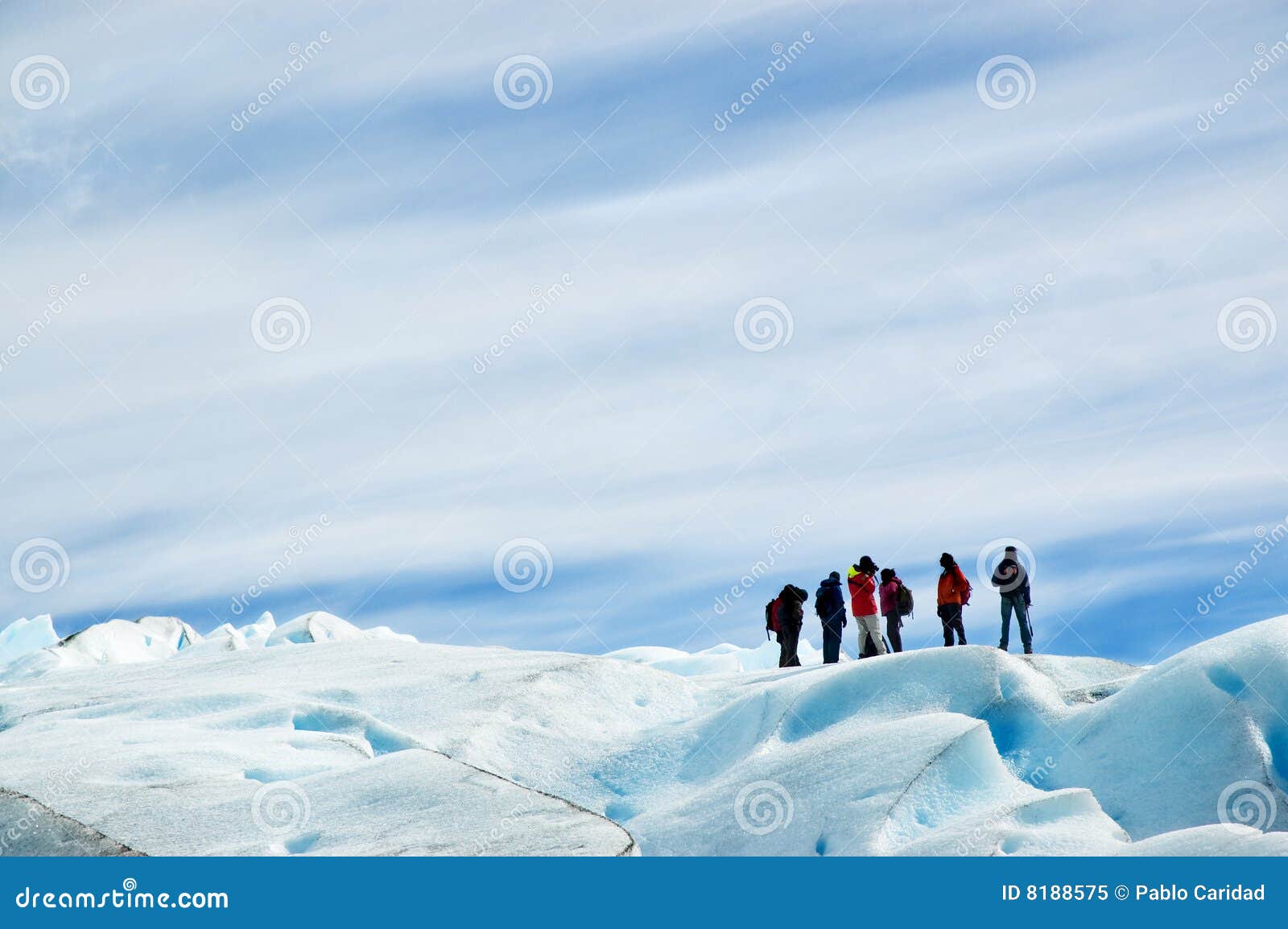 ice trekking, patagonia argentina.