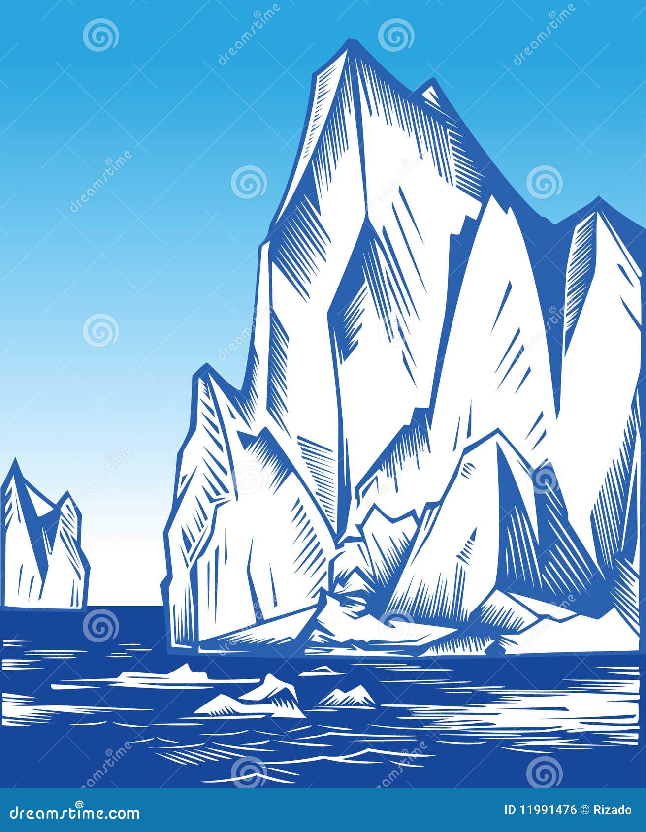 cartoon iceberg clipart - photo #7