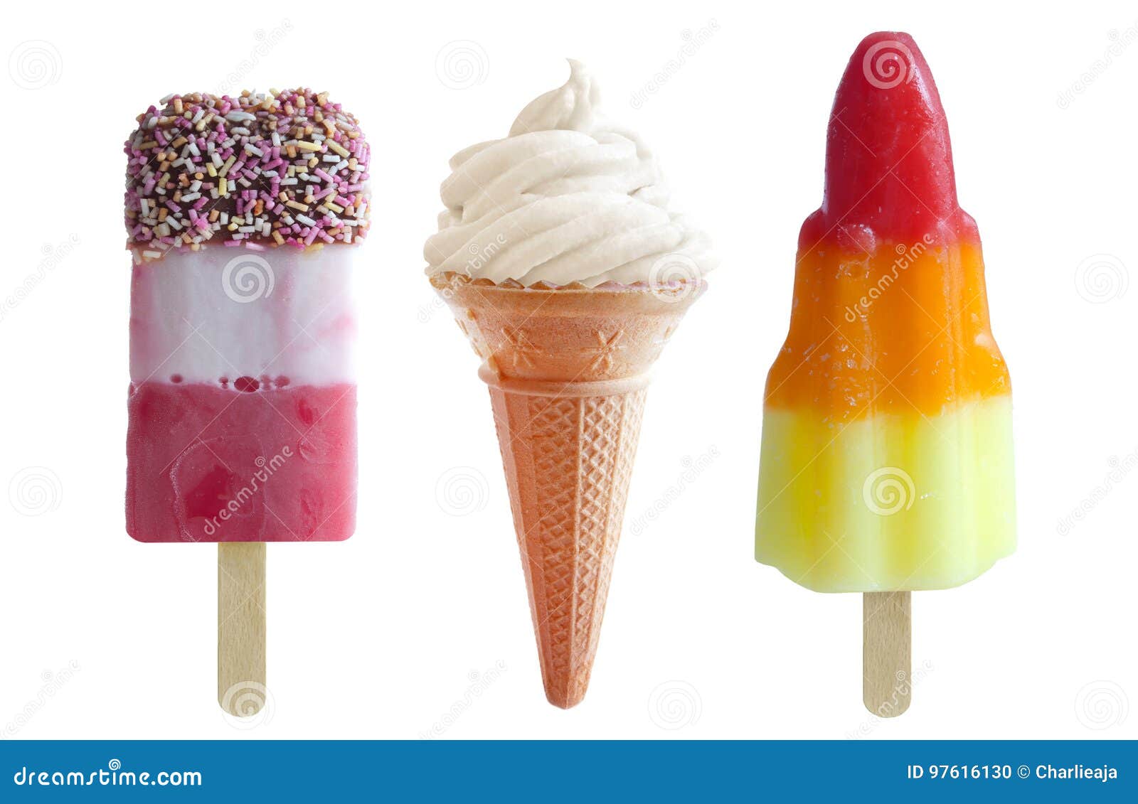 icecream frozen lollies