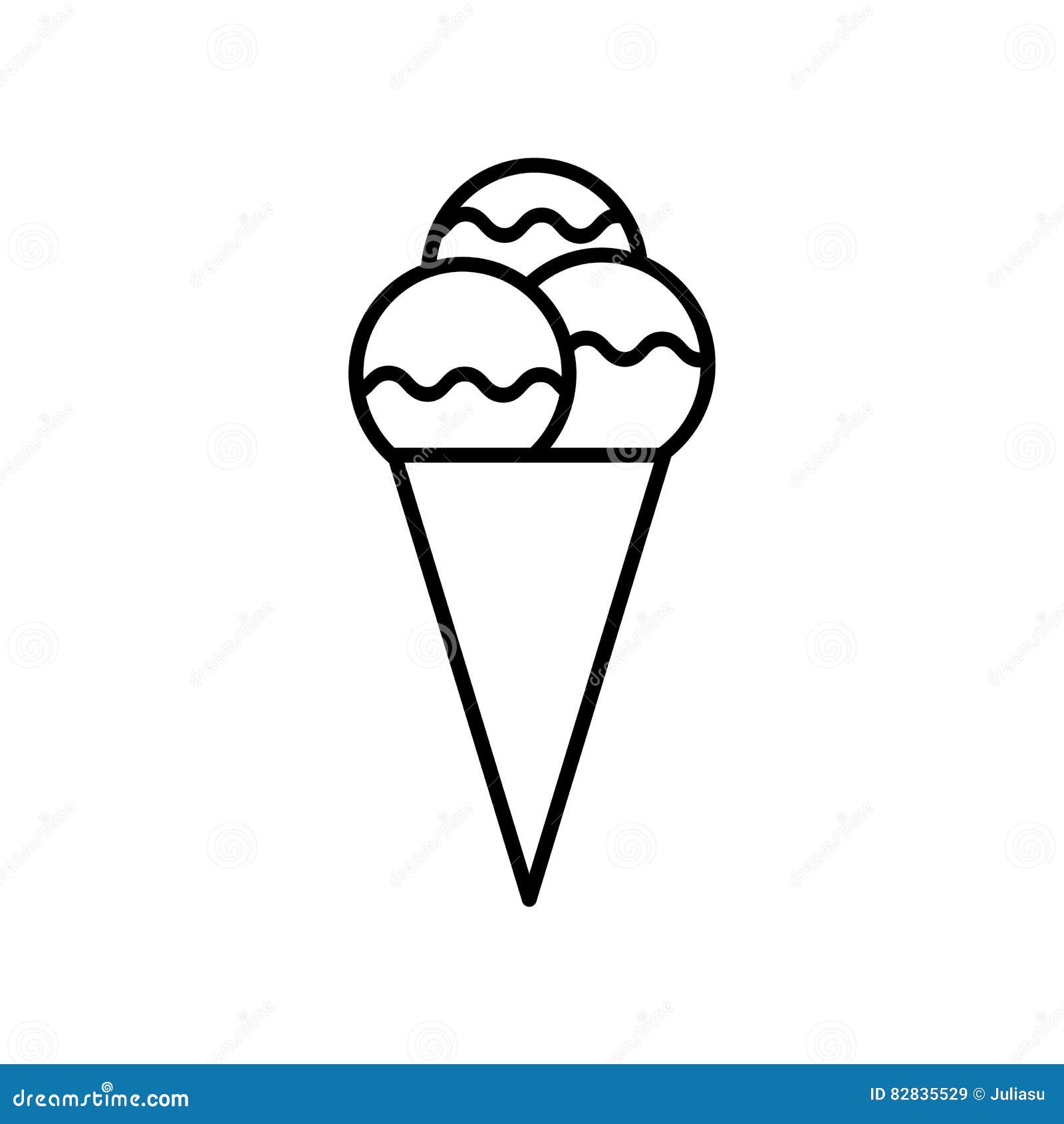 icecream outline icon