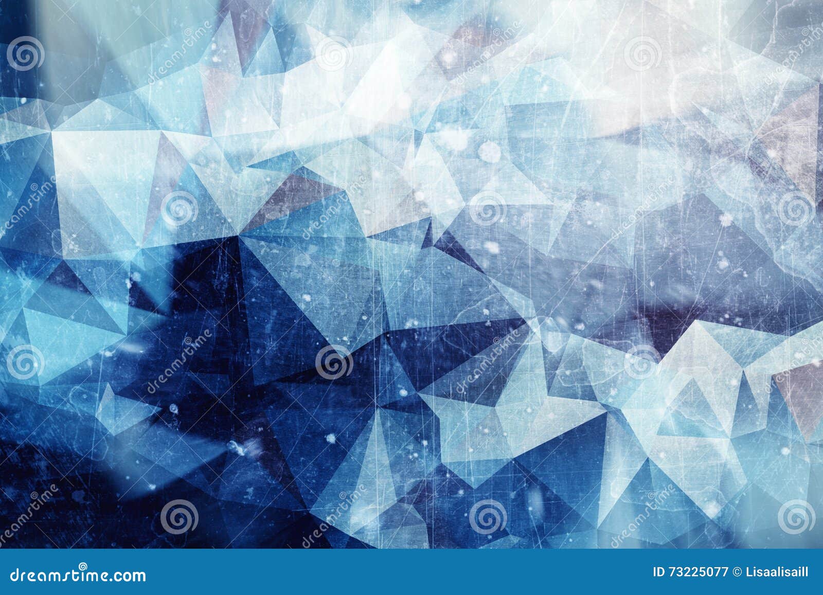 Iced Abstract Background - Winter Ice Illustration Stock Illustration ...