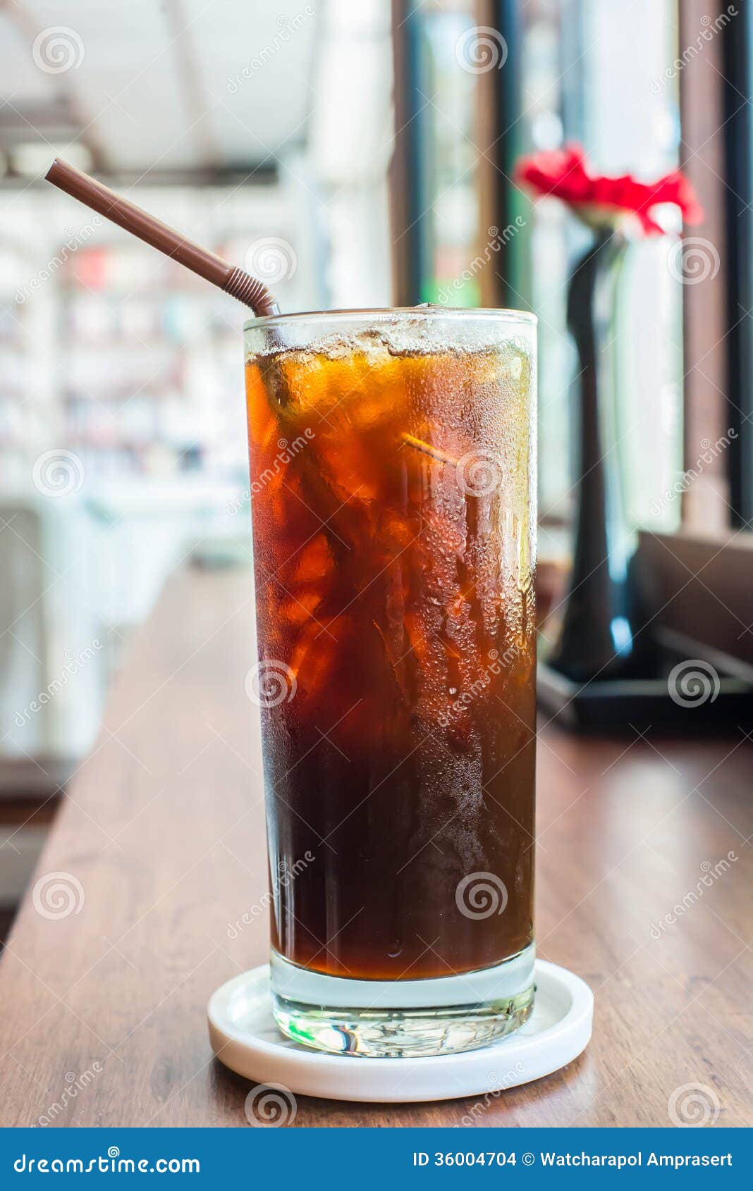 Iced black coffee stock photo. Image of delicious, espresso 36004704