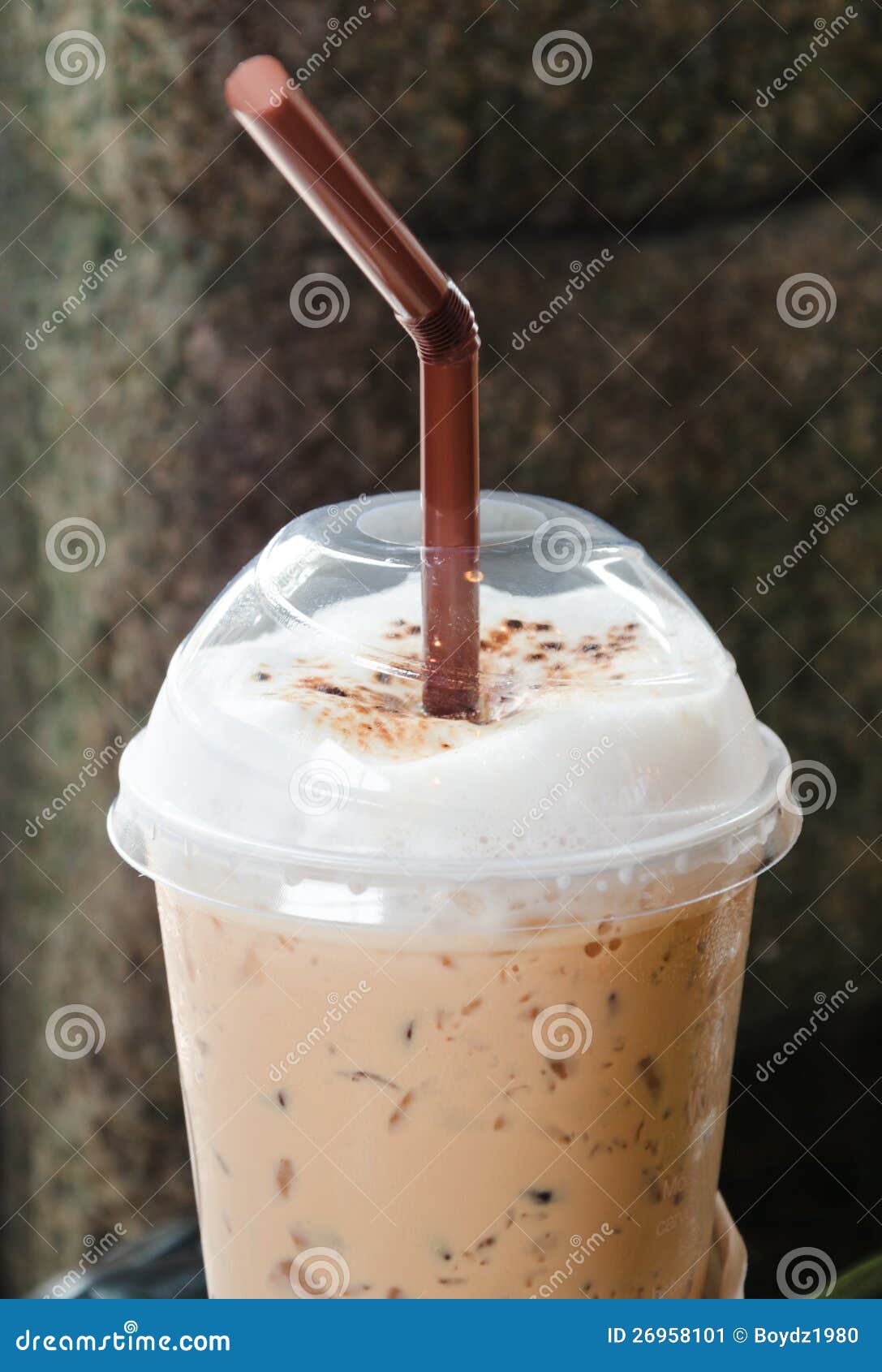 iced cappuchino coffee